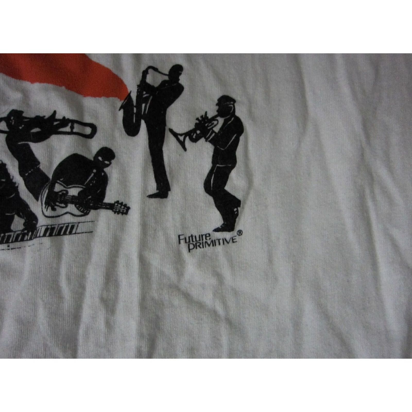 Primitive VINTAGE Jazz Shirt Adult Large White T Future Primitive 90s Mens Size US L / EU 52-54 / 3 - 5 Thumbnail