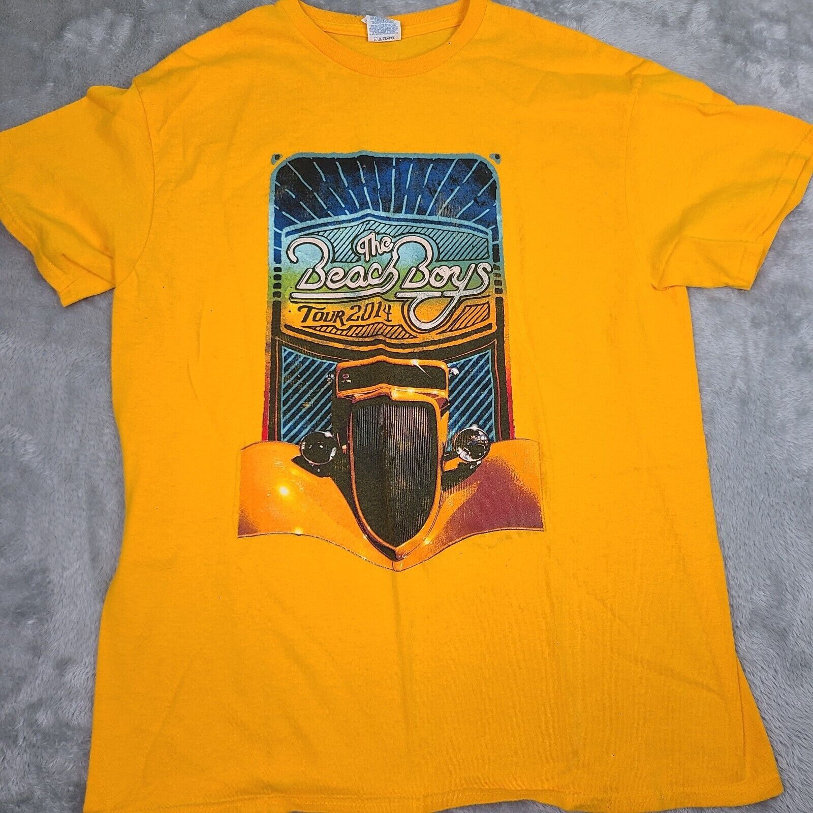 Vintage The Beach Boys Under the Hood Tour 2014 Adult Size Large Ye Size US L / EU 52-54 / 3 - 1 Thumbnail