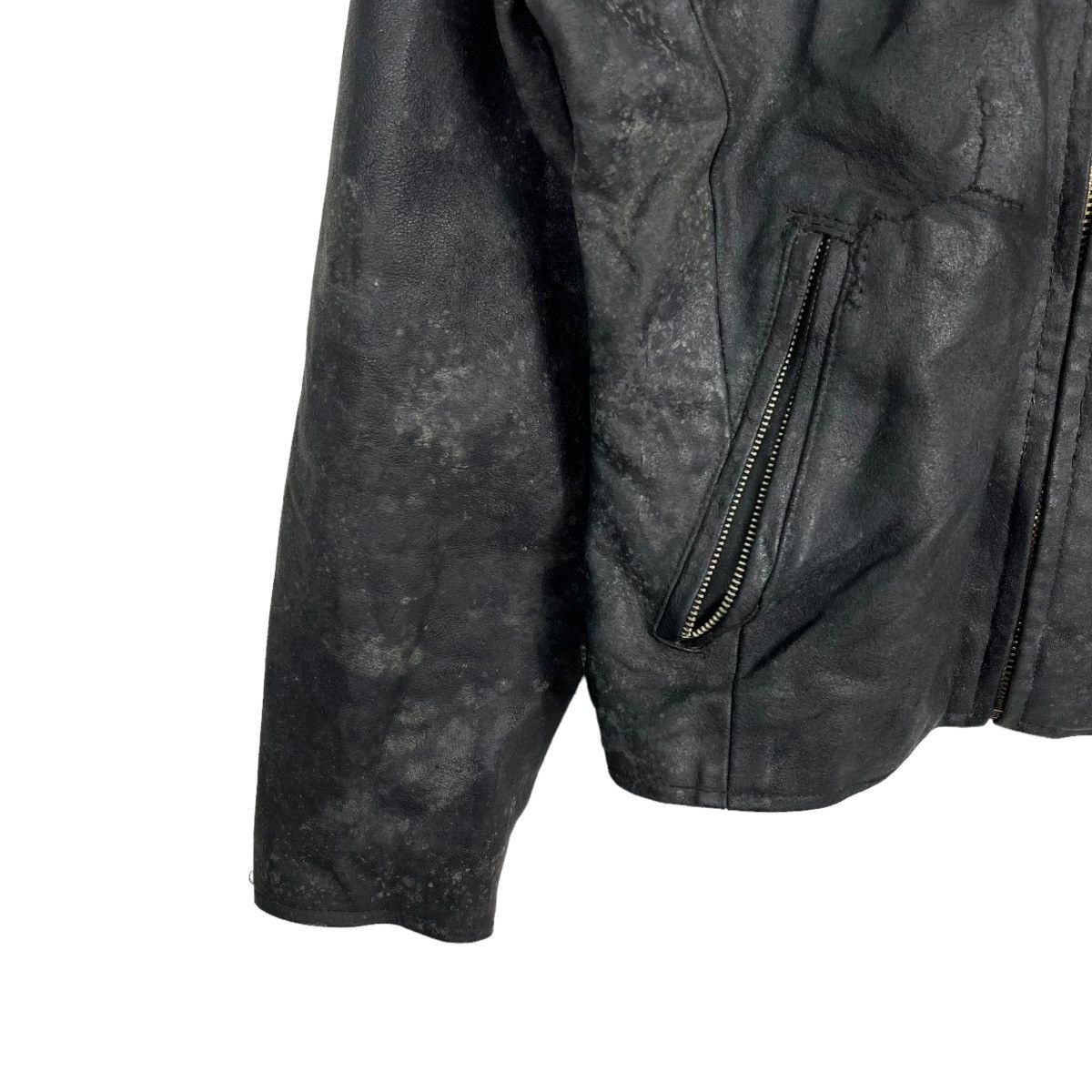 Japanese Brand 🔥 UB FEDI LEATHER BIKERS MOTO JACKET Size US M / EU 48-50 / 2 - 4 Thumbnail