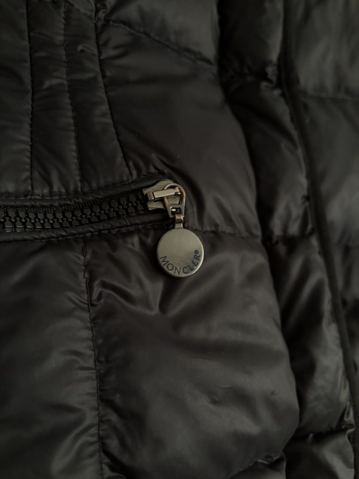 Moncler Moncler Black Quilted Hooded Puffer Down Jacket Size M / US 6-8 / IT 42-44 - 3 Thumbnail