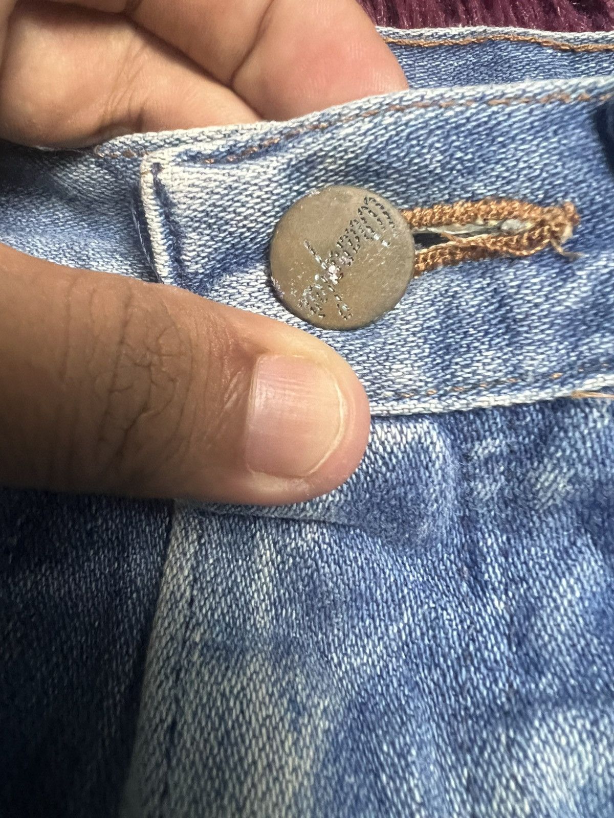 Wrangler Wrangler VTG70s Distressed Denim IFA Frisbee Promo Patch(47) Size US 29 - 5 Thumbnail