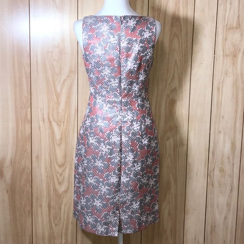 Other The Limited Pixel Floral Scoop Neck Sheath Midi Dress 4 Size S / US 4 / IT 40 - 2 Thumbnail