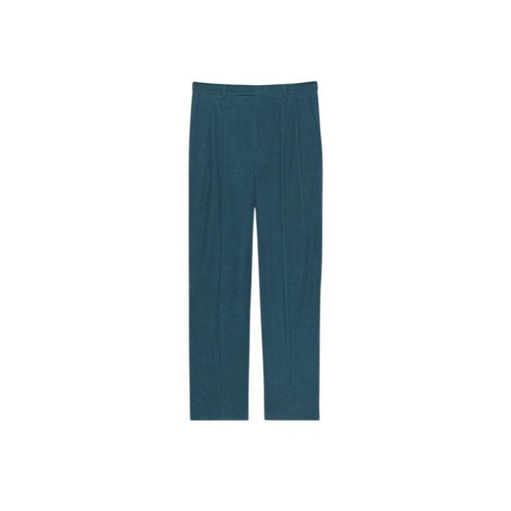 Gucci Gucci Blue Web Label Corduroy Trousers Size US 40 / EU 56 - 1 Thumbnail