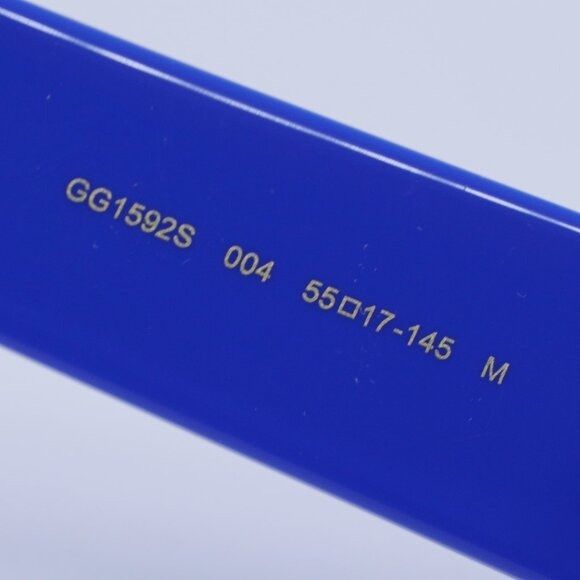 Gucci 🕶️ New Gucci GG1592S 004 Blue Sunglasses Size ONE SIZE - 8 Thumbnail