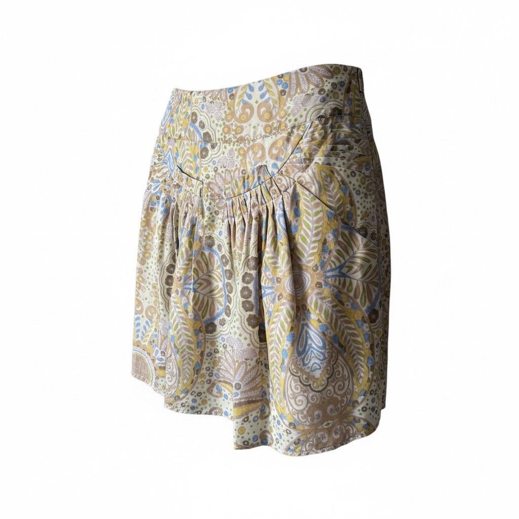 Chloe Chloé Silk–Cotton A-Line Skirt – Size 38 (US 2) Size 26" / US 2 / IT 38 - 2 Thumbnail