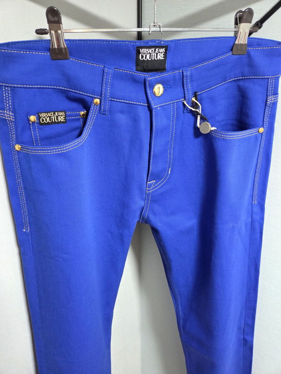 Versace Versace Jeans Couture cobalt denim Size US 30 / EU 46 - 2 Thumbnail