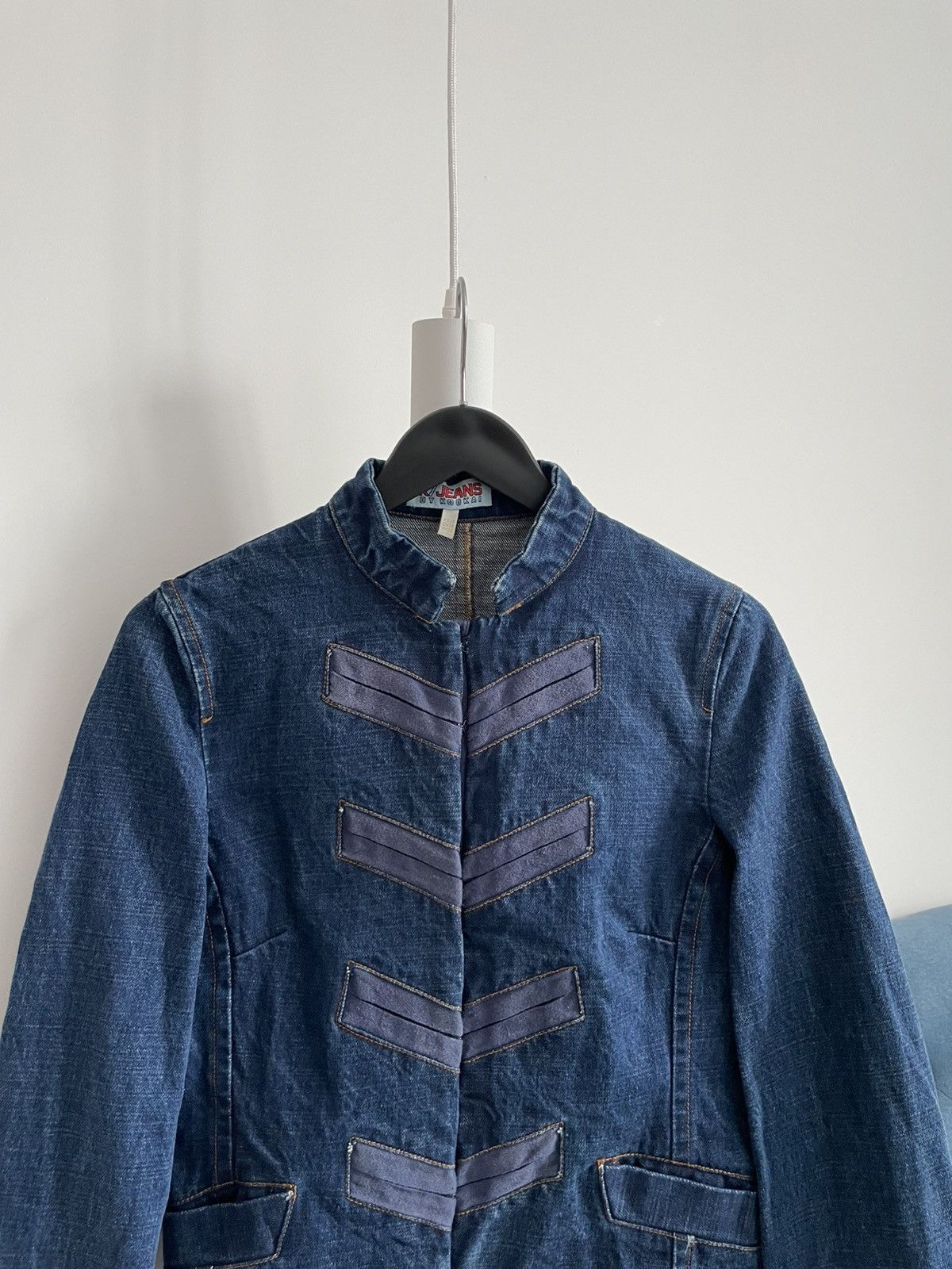 Japanese Brand Vintage Hussar Napoleon 90’s Denim Jacket Blue Japan RARE Size M / US 6-8 / IT 42-44 - 5 Thumbnail