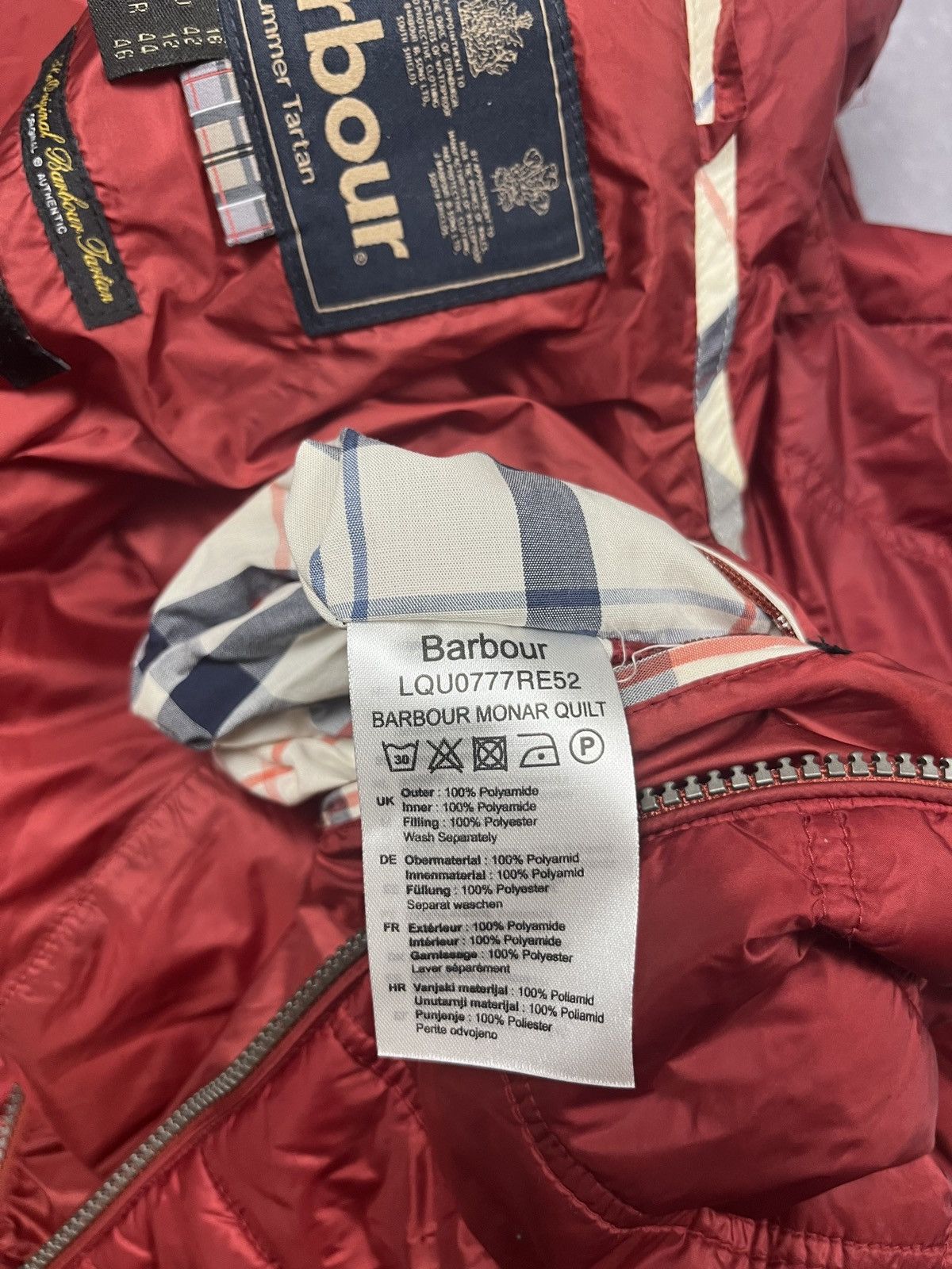 Barbour Barbour Jacket 12 Womens Murrelet Quilted Full Zip Puffer Size XL / US 12-14 / IT 48-50 - 4 Thumbnail