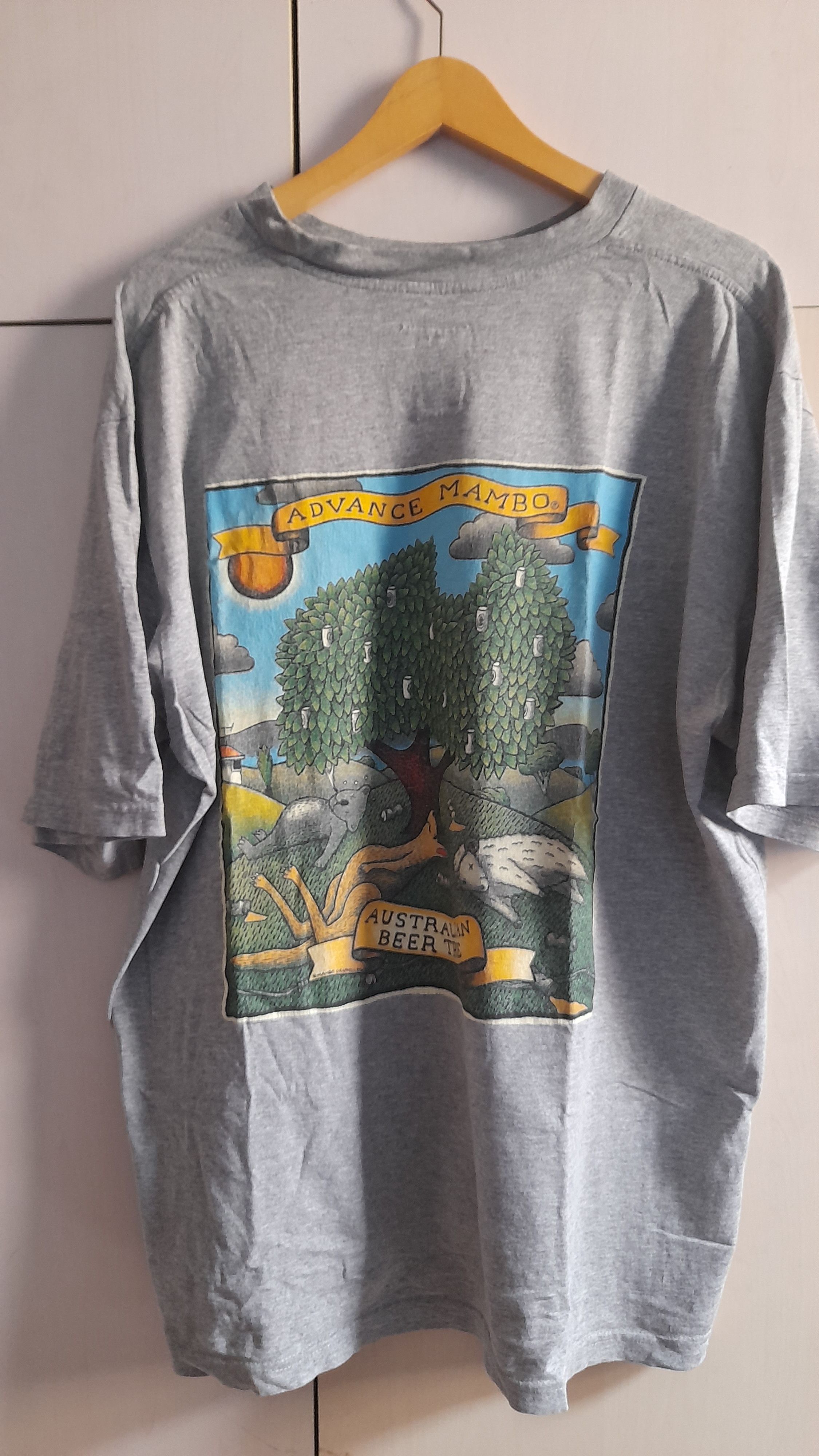 image of Mambo: Advance Mambo Australian Beer Tree in Grey, Men's (Size 2XL)