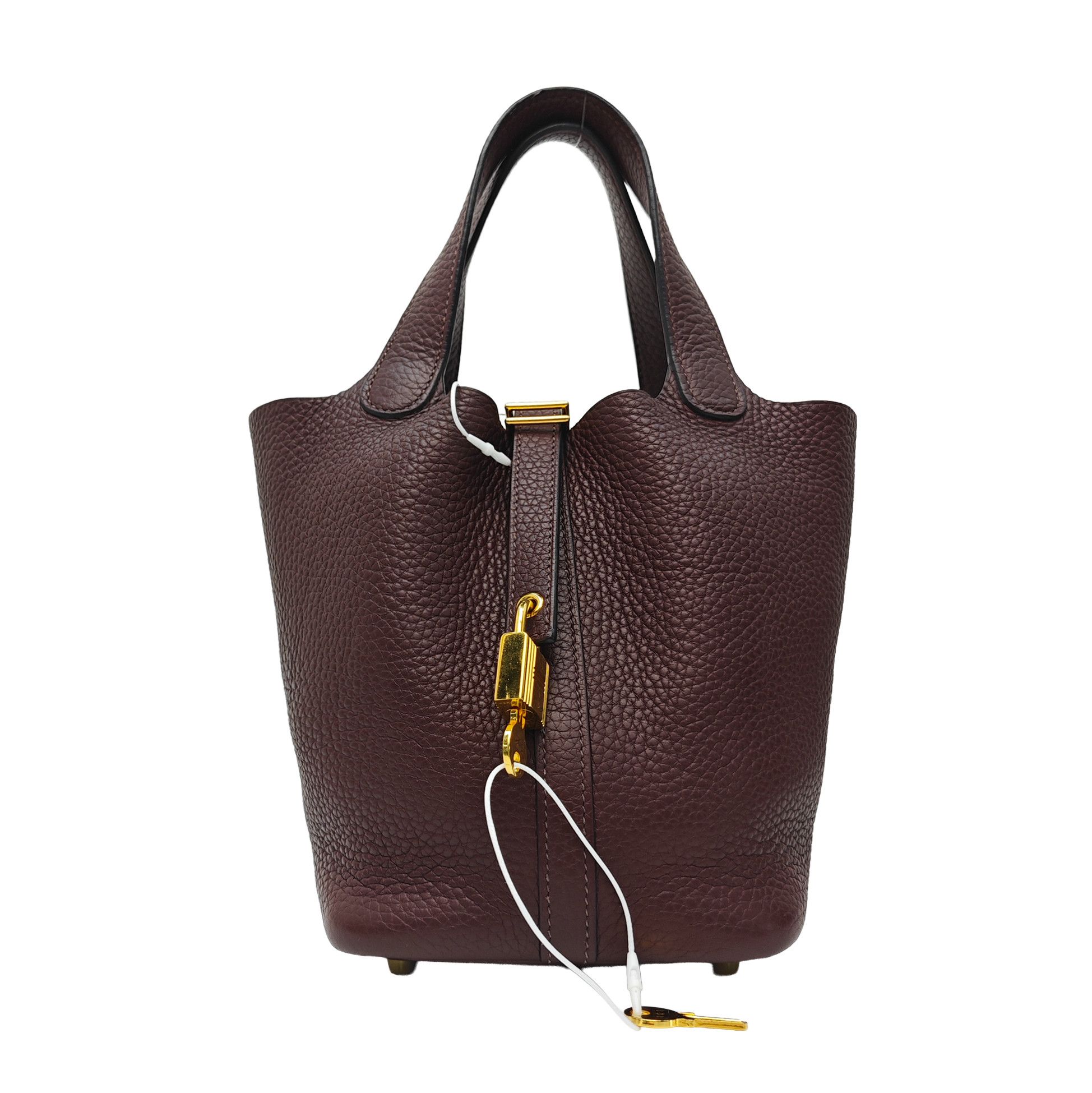 Hermes HERMÈS Picotin Lock Clemence Leather Handle Bag Size ONE SIZE - 1 Thumbnail