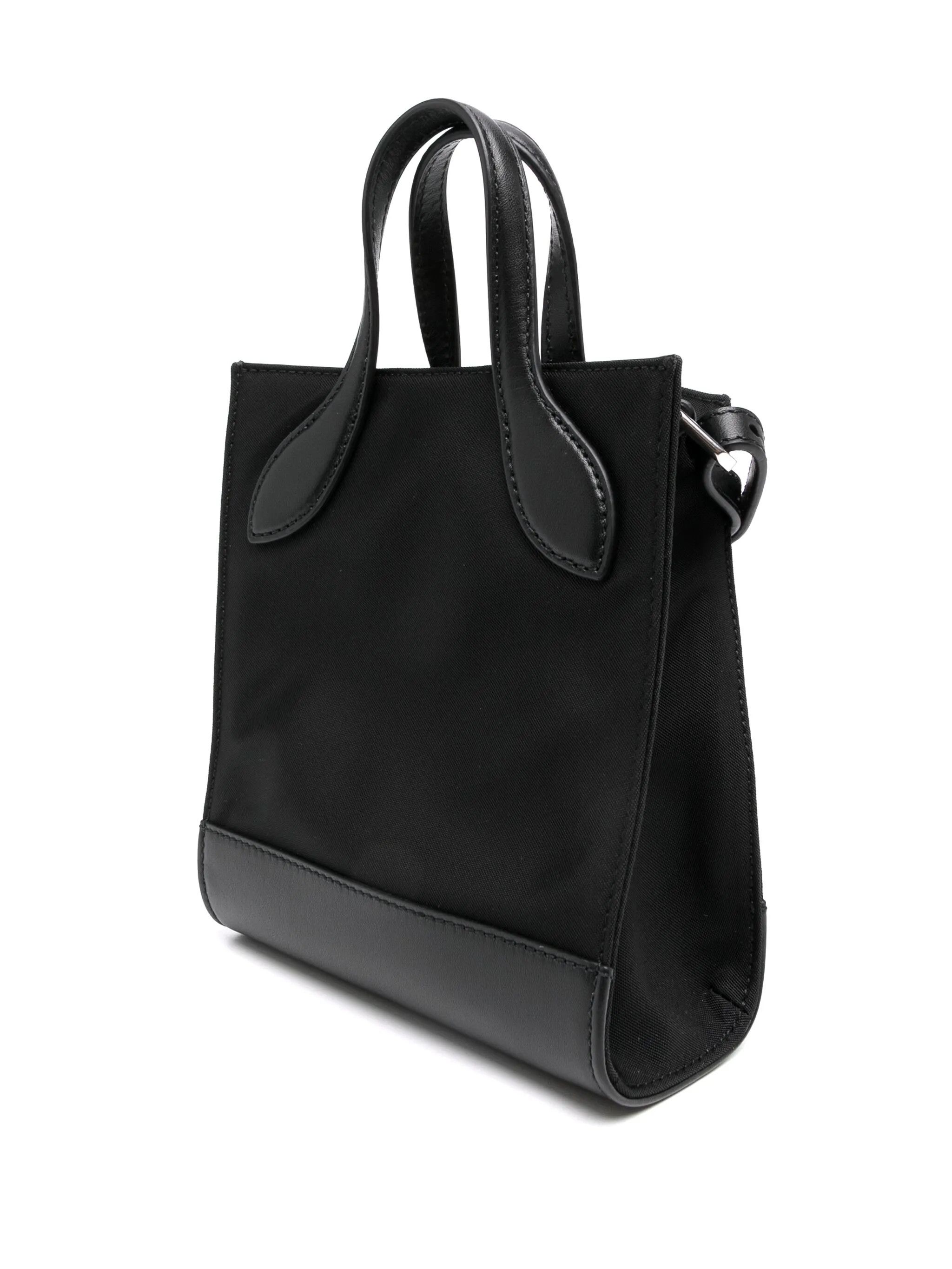 Bally o1s22i1n0225 Size: OS / Mini Canvas Tote Bag in Black Size ONE SIZE - 3 Thumbnail