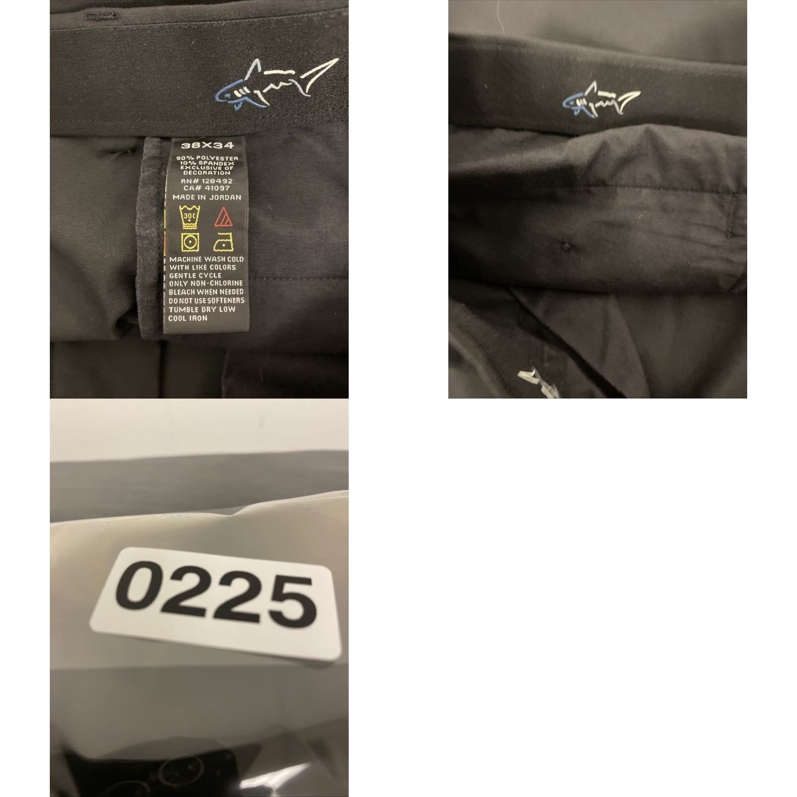 Vintage Greg Norman Men's Golf Dress Pants 38Wx34L Black Size US 38 / EU 54 - 8 Thumbnail