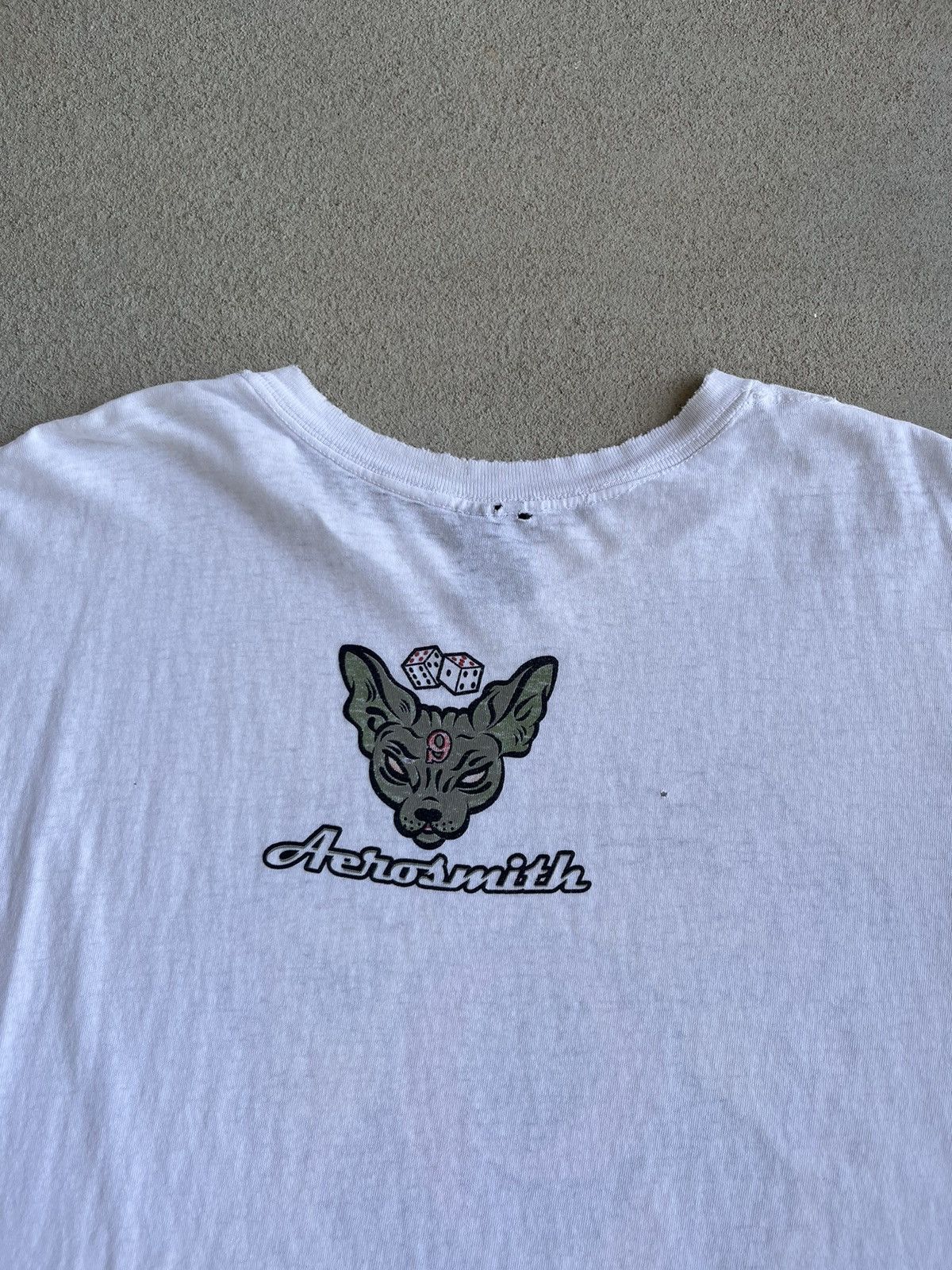 Band Tees Vintage 90’s Aerosmith Nine Lives Tour Band T-Shirt Size US XL / EU 56 / 4 - 4 Thumbnail