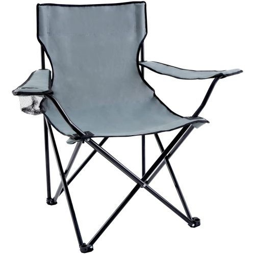 Designer × Homemade YSSOA Portable Folding Grey Camping Chair, Large Size US L / EU 52-54 / 3 - 1 Thumbnail