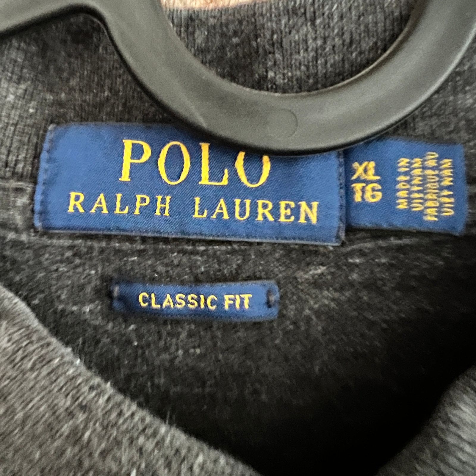 Polo Ralph Lauren Polo Ralph Lauren Men's Charcoal Gray Polo Shirt XL 23x30 Size US XL / EU 56 / 4 - 2 Thumbnail