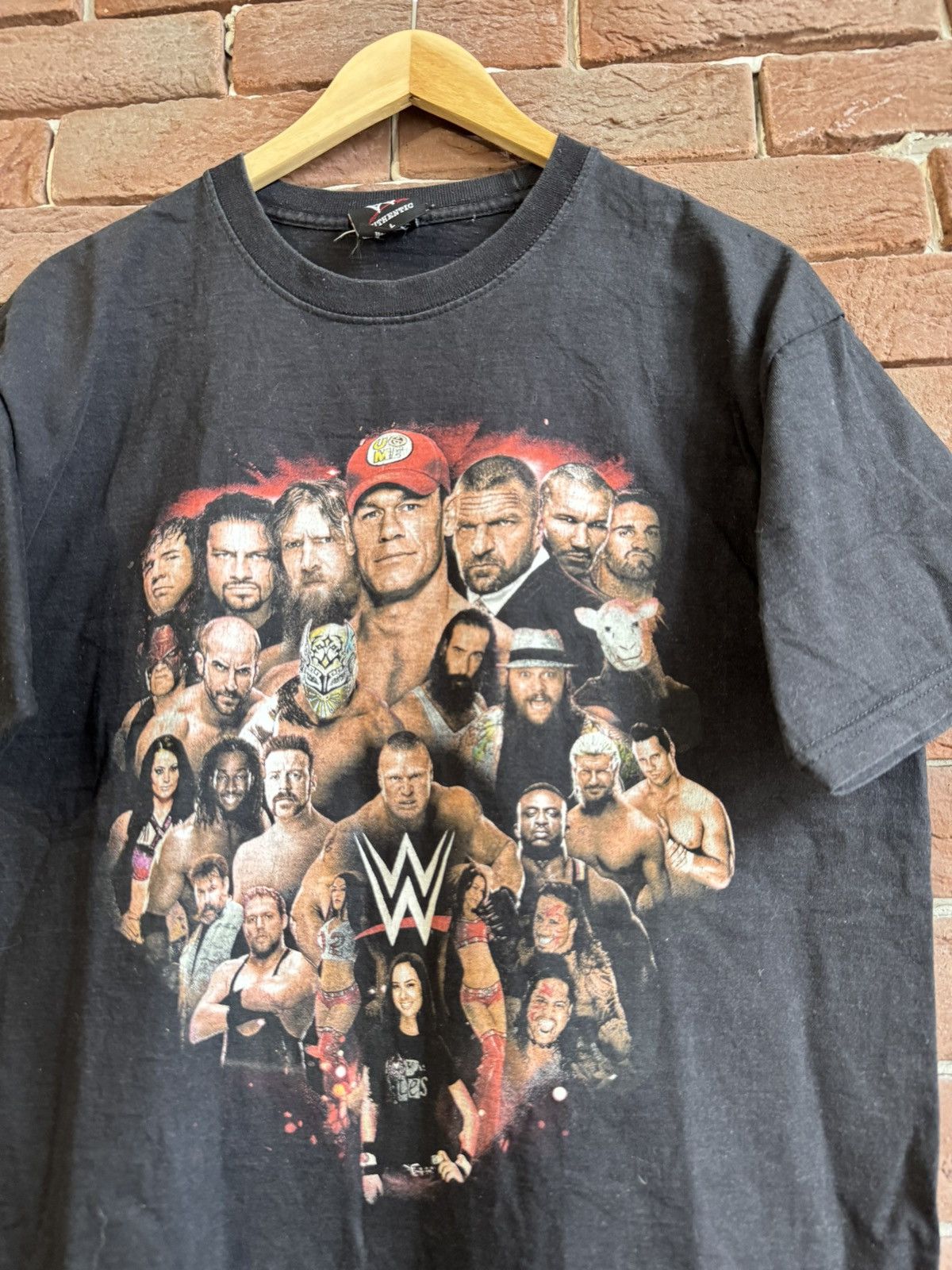 Vintage Vintage 00s Jeff Hardy Raw WWE WWF TSHIRT Hype M Black Size US L / EU 52-54 / 3 - 3 Thumbnail