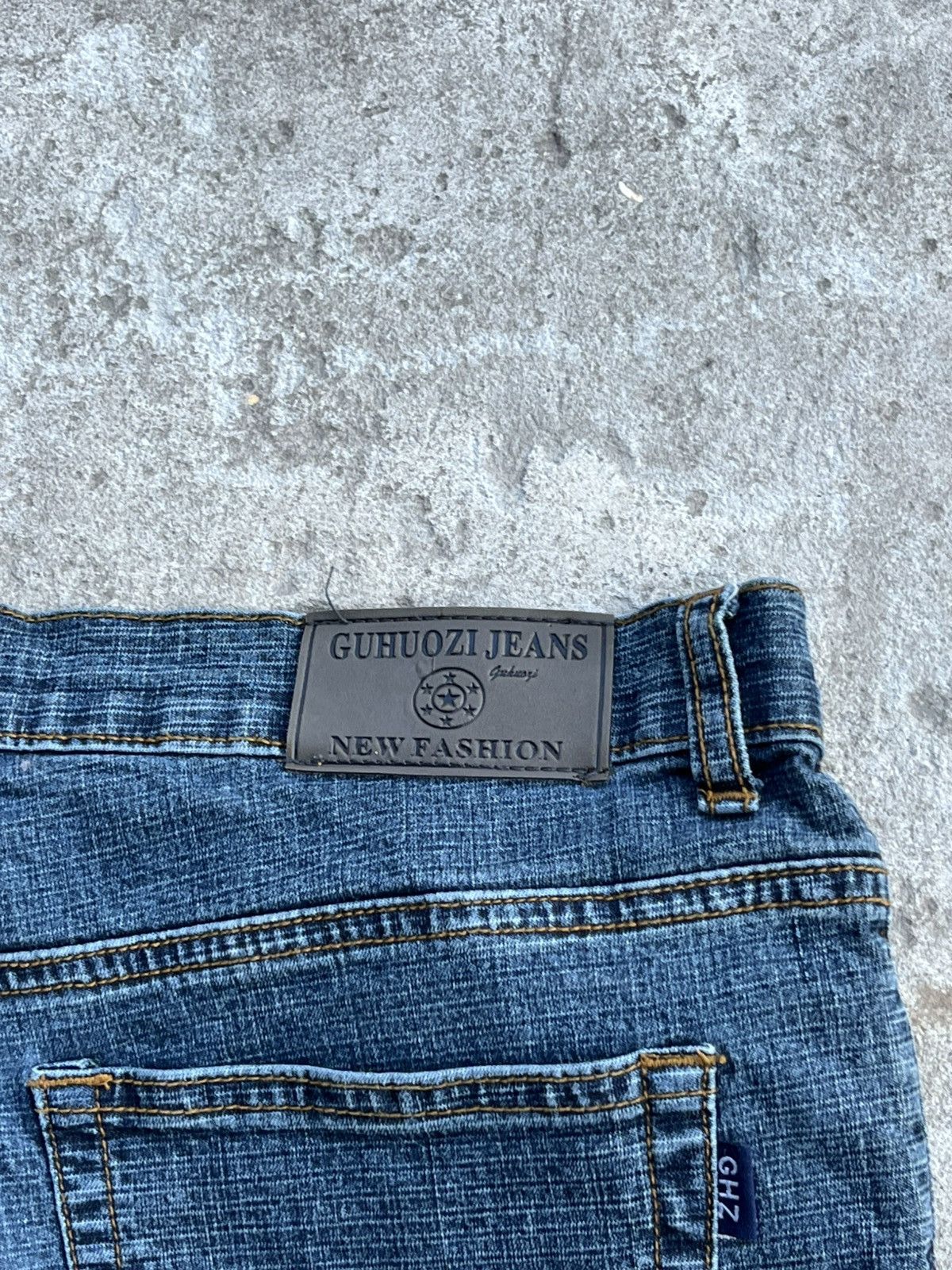 Hysteric Glamour × If Six Was Nine × Le Grande Bleu (L.G.B.) 90s Vintage Flared Boot Cut Faded Avant Gard Denim Jeans Y2k Size 30" / US 8 / IT 44 - 14 Thumbnail