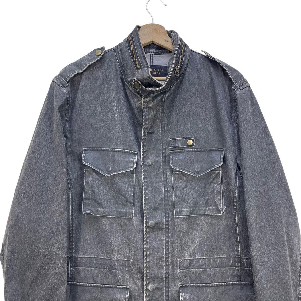 BIGI 💥Vintage Men Bigi Military Field Jacket Jacket Size US M / EU 48-50 / 2 - 3 Thumbnail