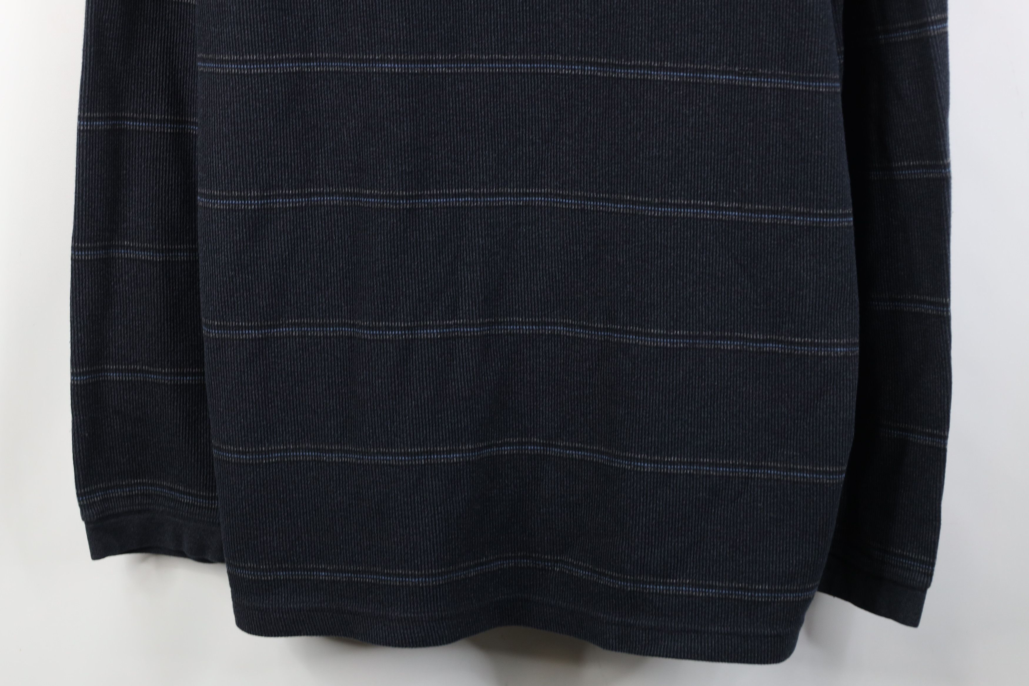 Vintage Vintage 90s Y2K Streetwear Ribbed Knit Henley T-Shirt Size US XL / EU 56 / 4 - 3 Thumbnail
