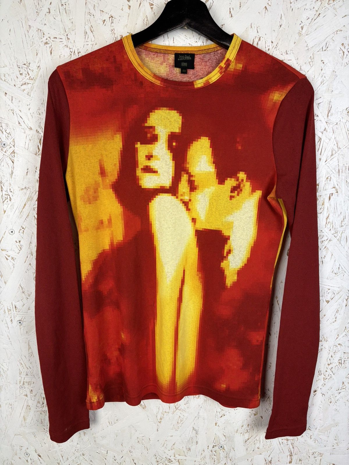 Jean Paul Gaultier Jean Paul Gaultier AW00 Kiss Pixelated Mesh Long Sleeve 48 Size US M / EU 48-50 / 2 - 1 Thumbnail