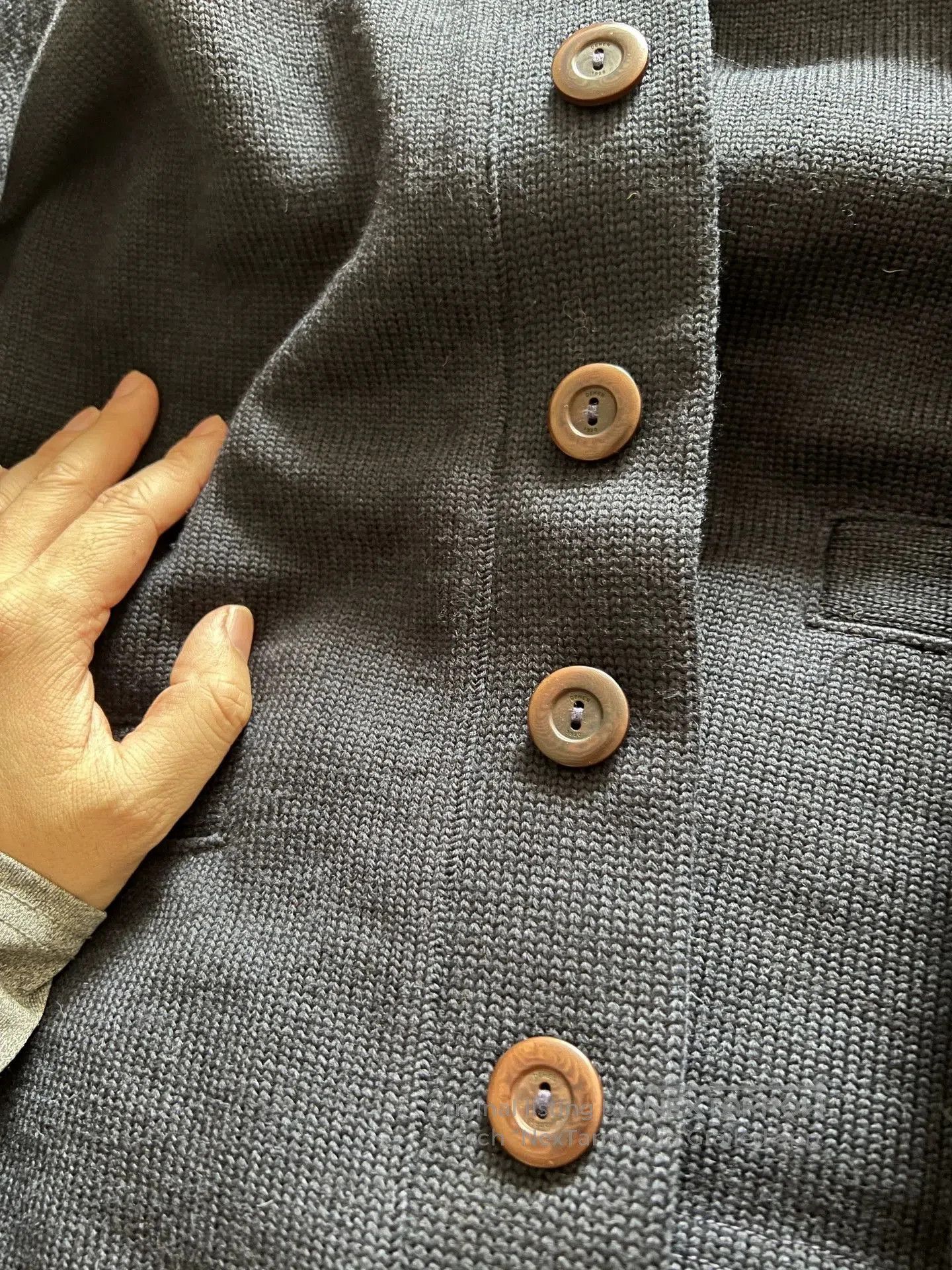 Dehen 1920 DEHEN1920 Wool Cardigan Sweater. Size US M / EU 48-50 / 2 - 3 Thumbnail