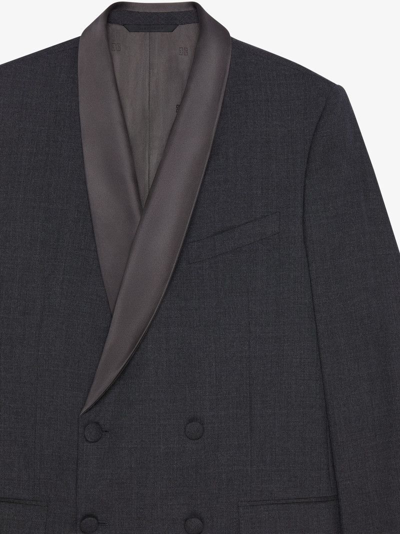Givenchy o1n1vont0326 Double Breasted Jacket in Black Size US M / EU 48-50 / 2 - 5 Thumbnail