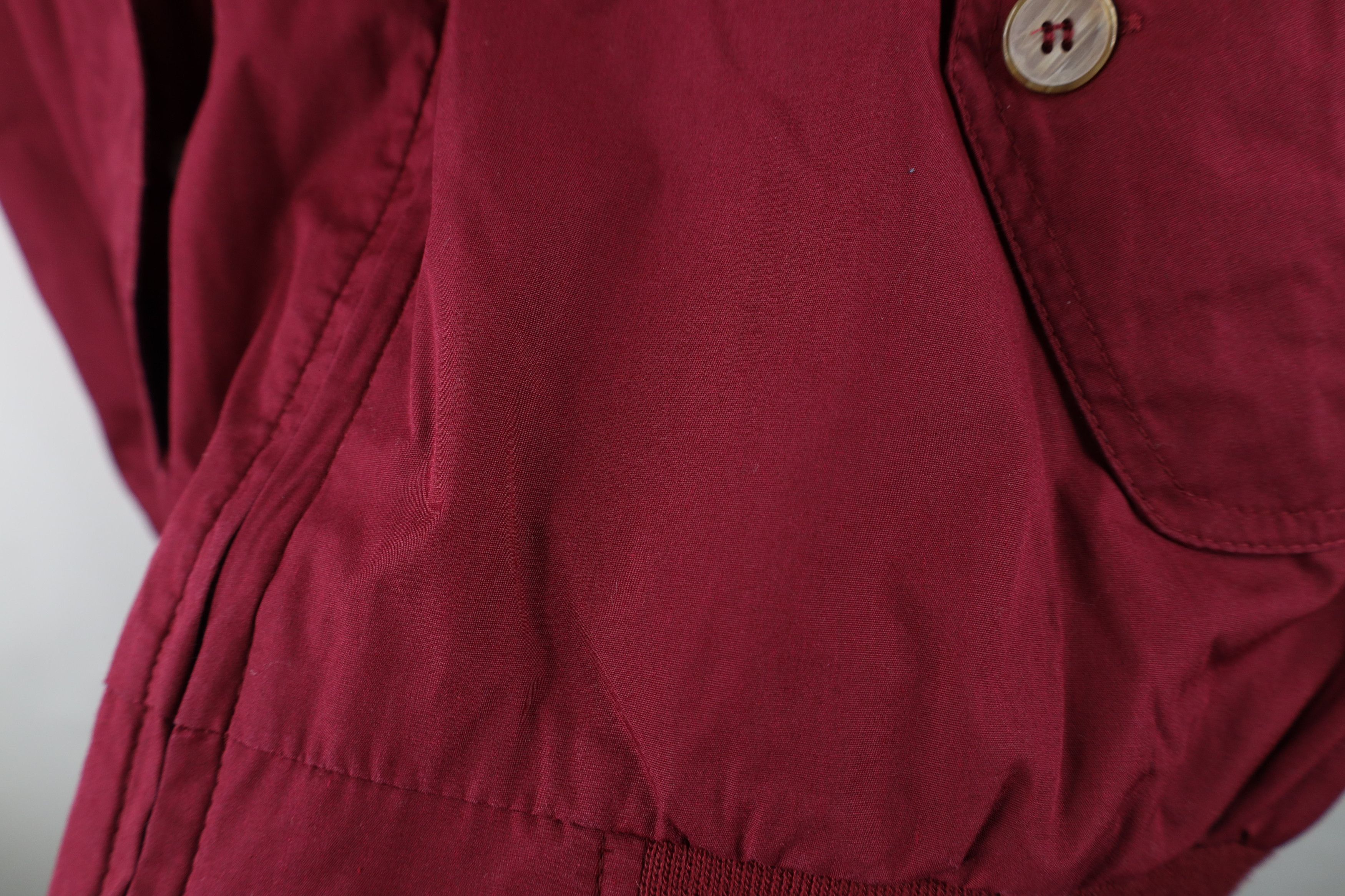 Vintage Vintage 90s Streetwear Lined Cafe Racer Bomber Jacket Red Size US L / EU 52-54 / 3 - 8 Thumbnail