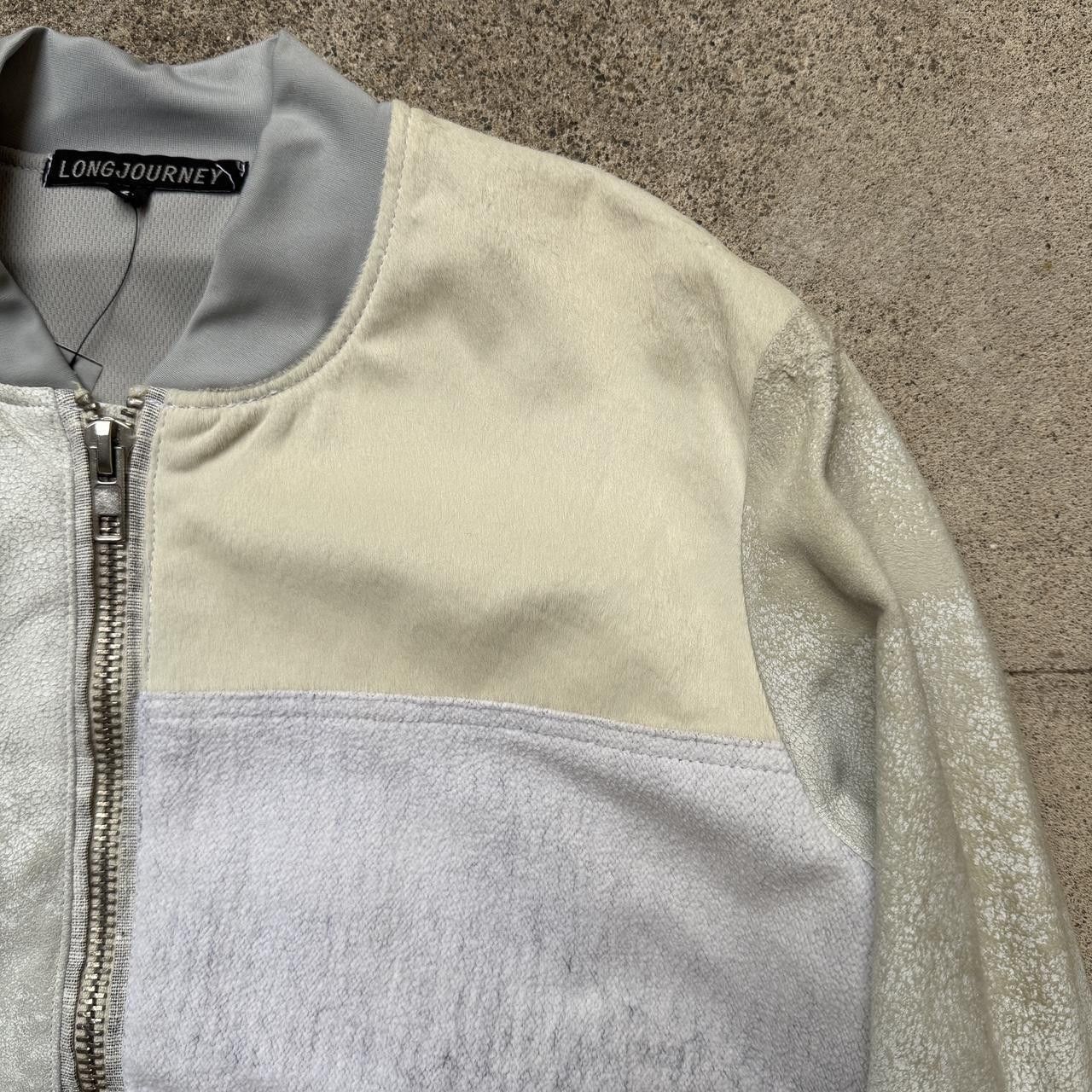 LongJourney longjourney white patchwork leather bomber jacket ma-1 Size US S / EU 44-46 / 1 - 4 Thumbnail
