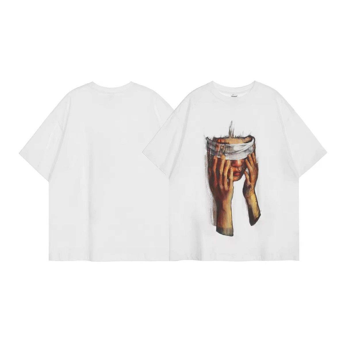 Other Streetwear Retro Printing Loose Trendy T Shirt Size US L / EU 52-54 / 3 - 3 Thumbnail
