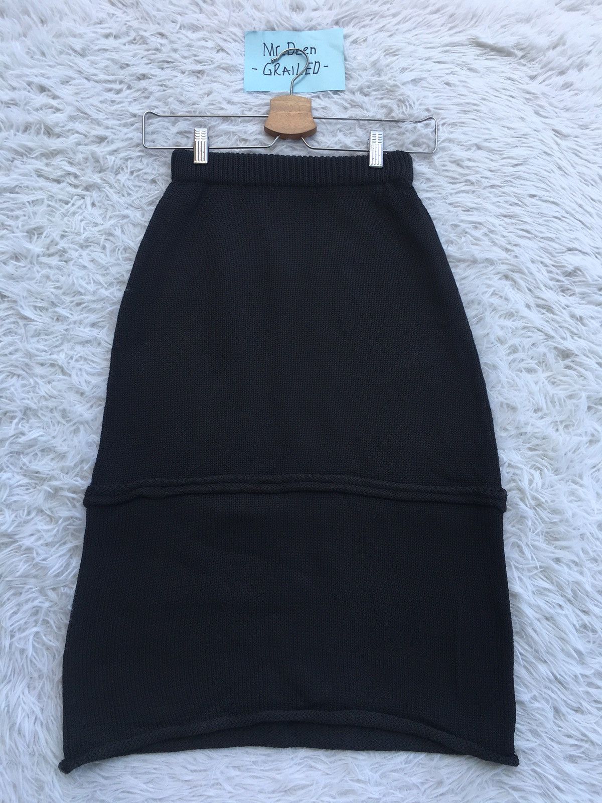 Yohji Yamamoto Rare Vintage Yohji Yamamoto Midi Skirt Size 23" - 4 Thumbnail