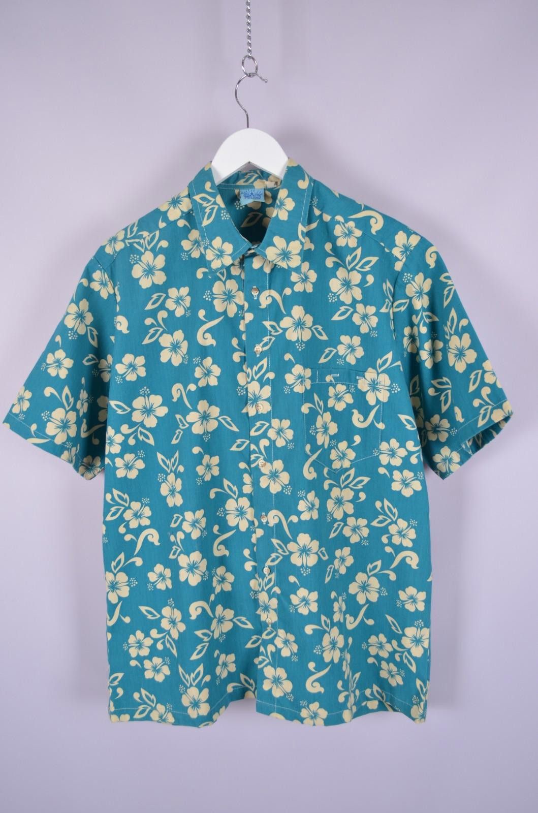 Designer Vintage 80's Petite Lie Tahiti Hawaiian Shirt Sz XL Surf Size US XL / EU 56 / 4 - 1 Thumbnail