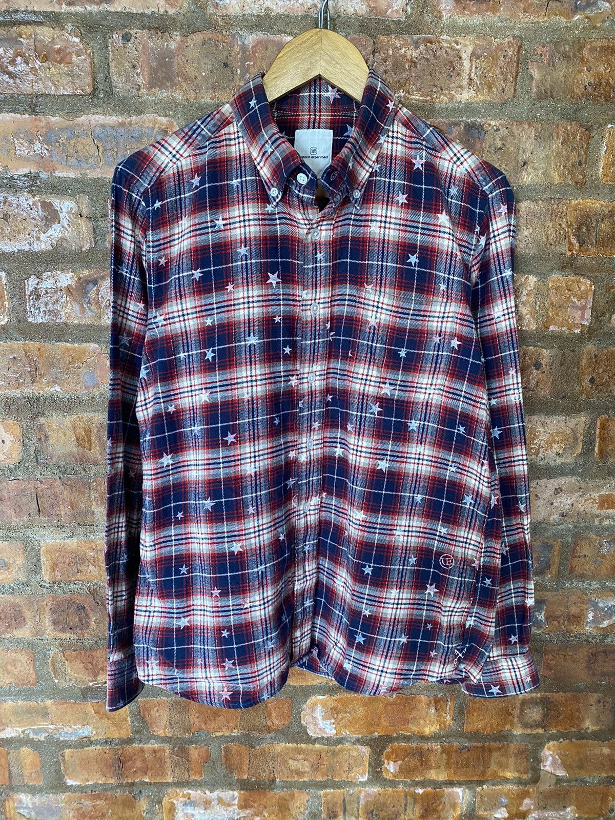 Hiroshi Fujiwara × Sophnet. × uniform experiment Uniform Experiment star checked button up Size US M / EU 48-50 / 2 - 2 Thumbnail