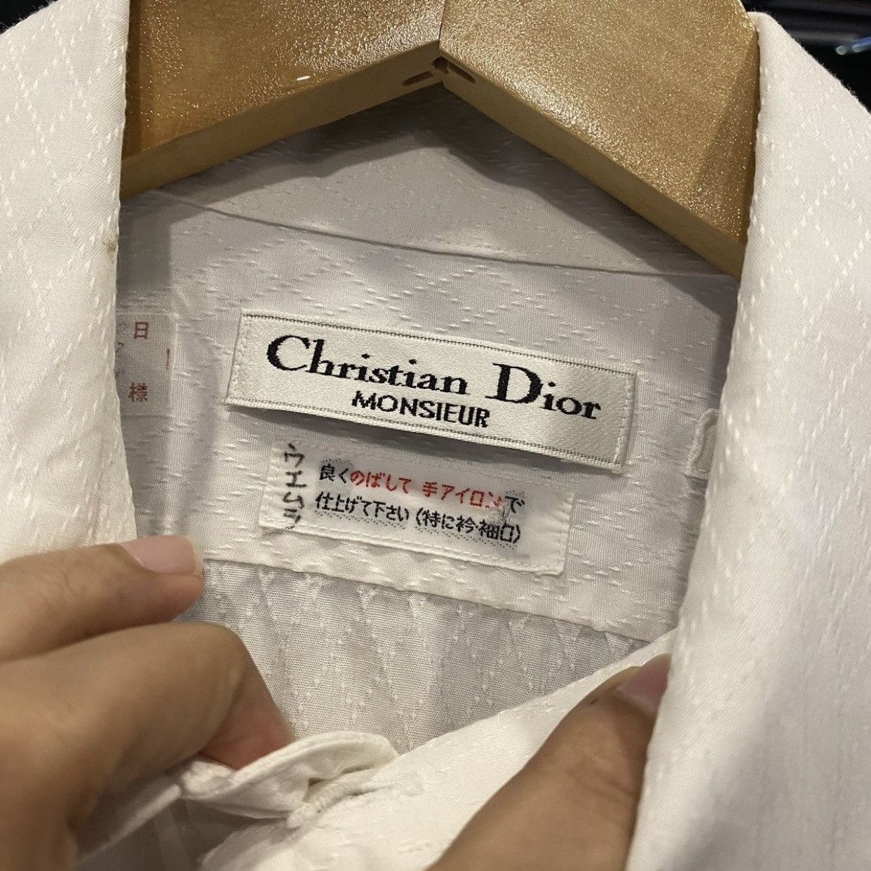 Christian Dior Monsieur RARE 🚨 Christian Dior mounsieur 90s clipped diamond pattern Size US L / EU 52-54 / 3 - 9 Thumbnail