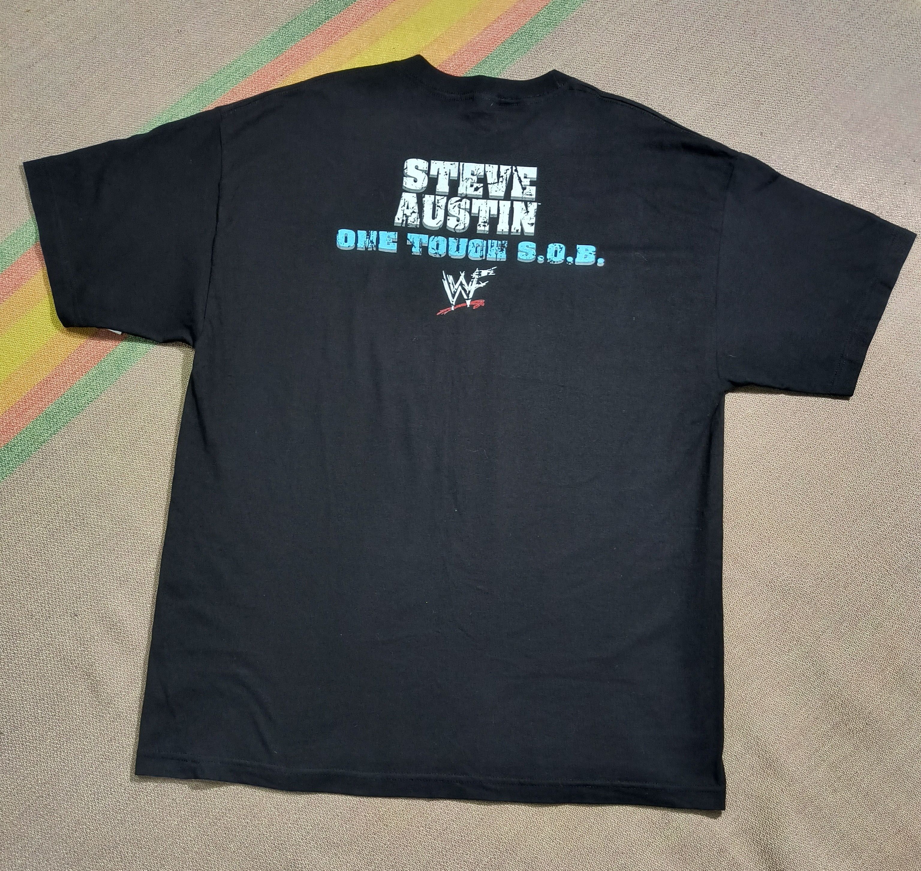 AAA DS vintage Y2K Stone Cold Steve Austin BMF 2000 tee Size US XXL / EU 58 / 5 - 5 Thumbnail