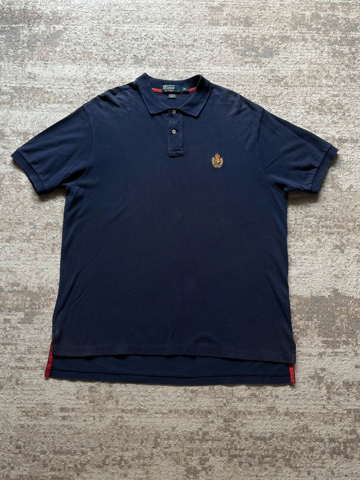 Polo Ralph Lauren Sz XL Crest Polo Shirt Navy