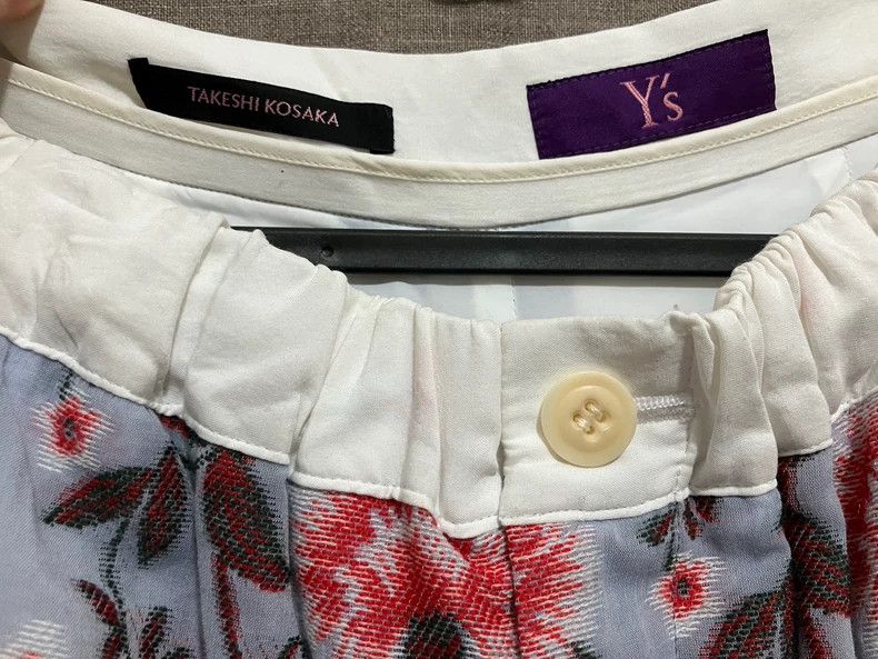 Yohji Yamamoto Yohji Yamamoto size 1 Floral Wide Leg Pants 2506-Nextarrow Size US 28 / EU 44 - 2 Thumbnail