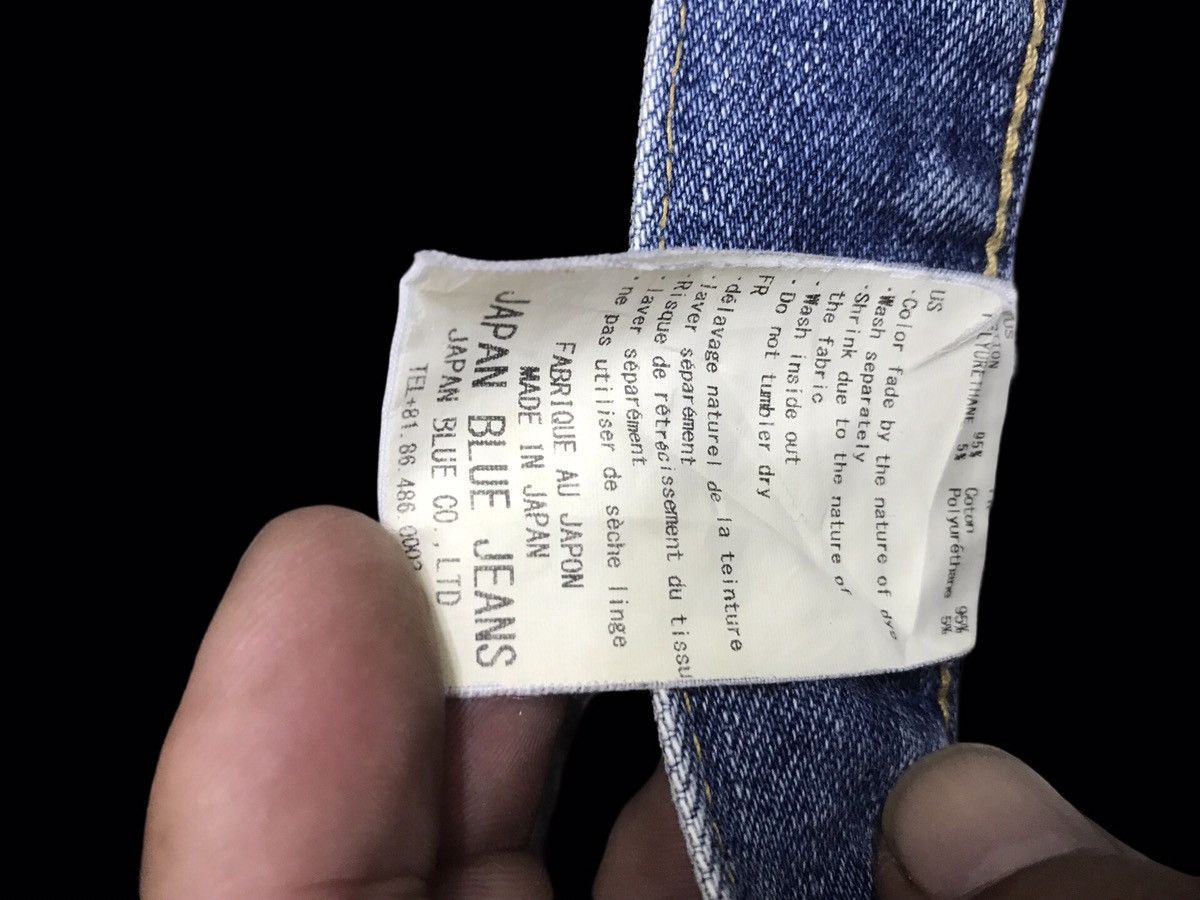 Japan Blue 💥ARCHIVAL💥JAPAN BLUE Craftman Palm Distressed Denim F130 Size US 34 / EU 50 - 20 Thumbnail