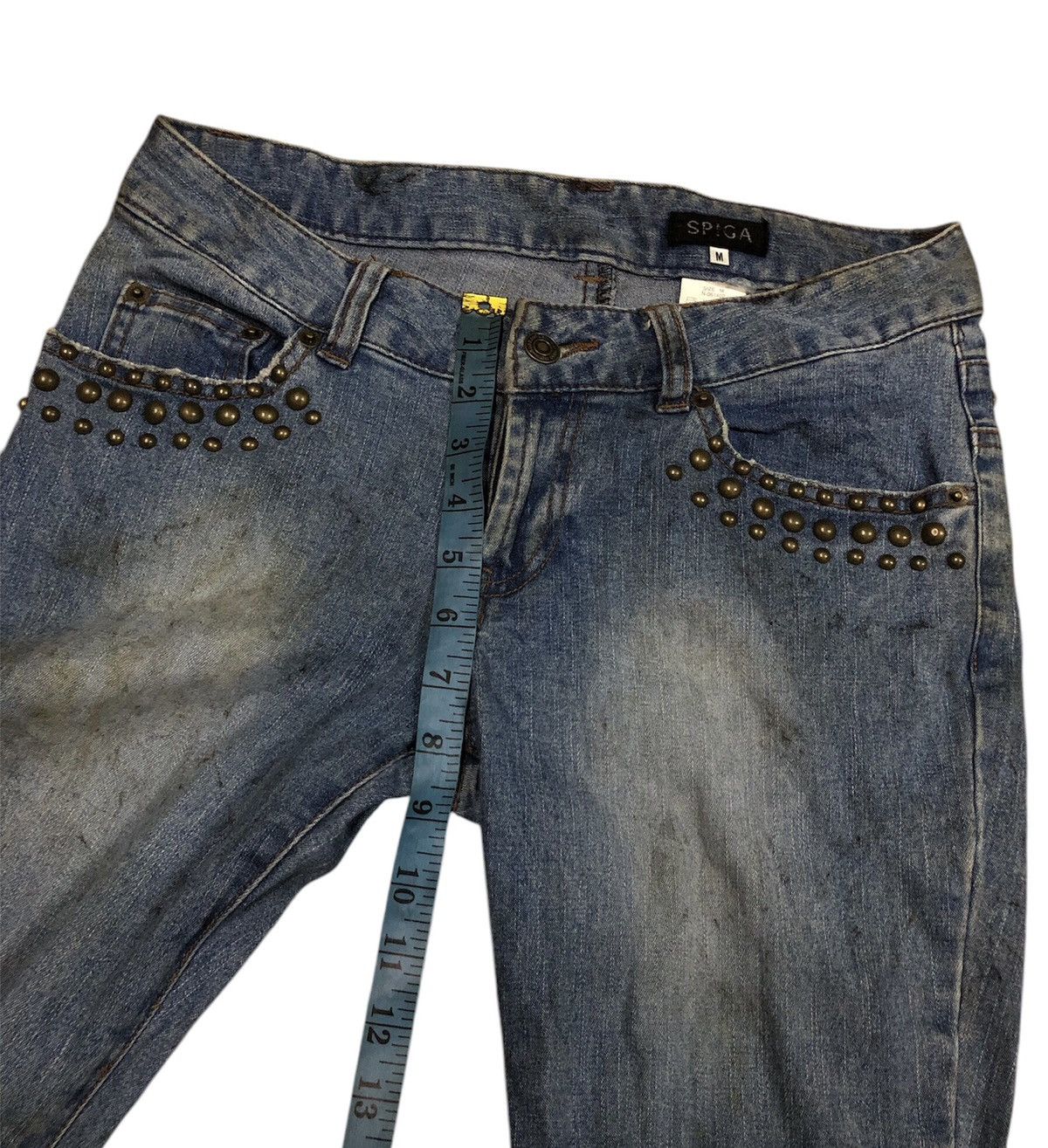 Designer × Japanese Brand SPIGA JEANS N-061402 Size 30" / US 8 / IT 44 - 21 Thumbnail