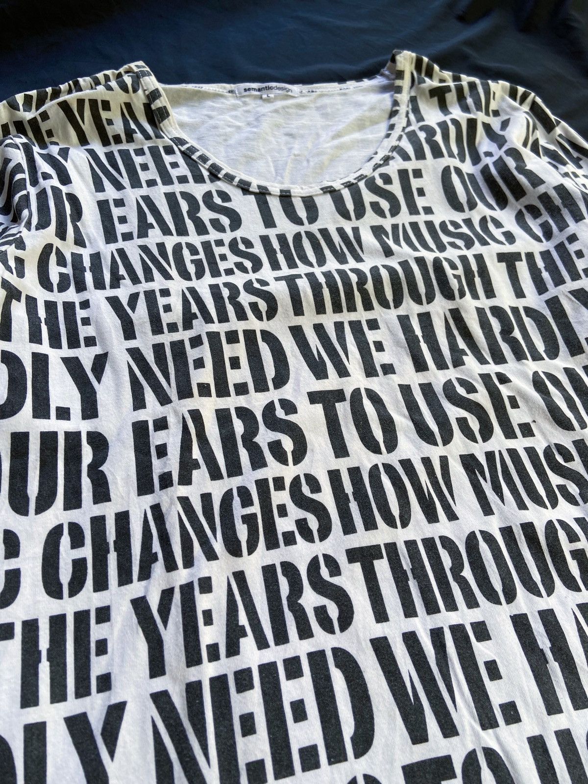 semanticdesign SEMANTIC DESIGN THROUGH THE YEARS FOR MUSICIAN LONG SLEEVE Size US M / EU 48-50 / 2 - 3 Thumbnail