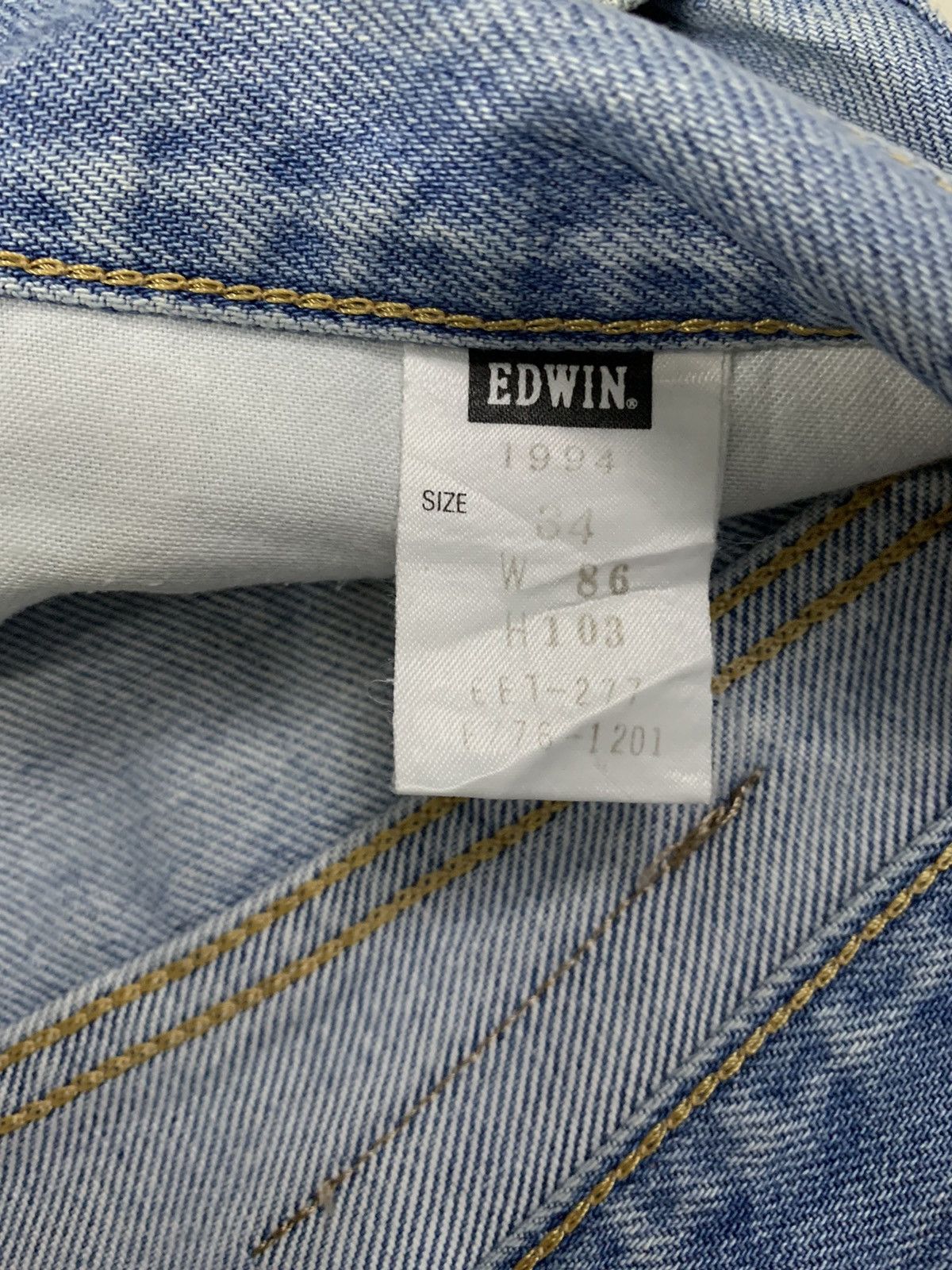 Edwin Vintage 90s Edwin Classic Rusty Mud Wash Distressed Jeans Size US 34 / EU 50 - 16 Thumbnail