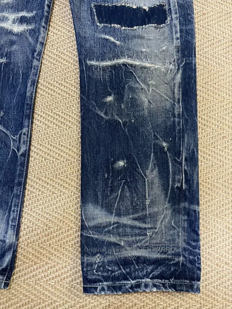 Neighborhood Neighborhood size M 20ss Bullet Hole King of Denim NBHD Wa Size US 27 - 3 Thumbnail