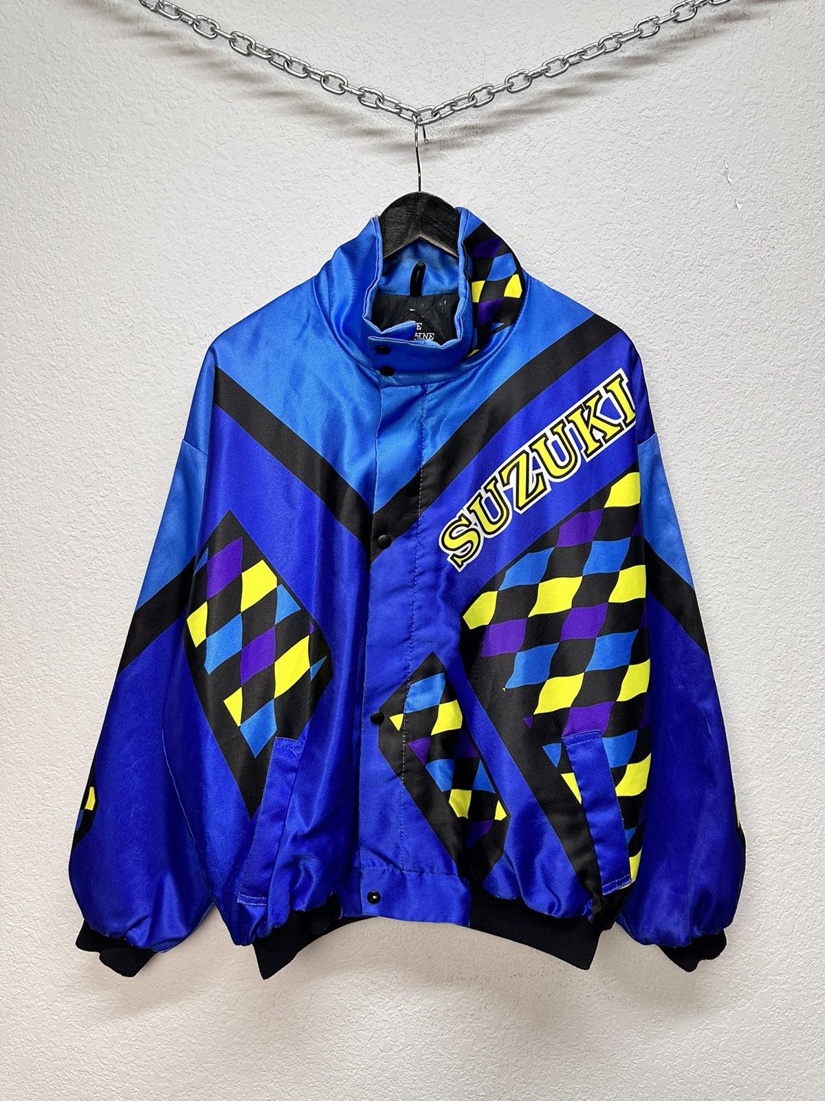 NASCAR Racing Jacket Moto Vodafone F1 Nascar Leather Red Bull Lucky Size US XL / EU 56 / 4 - 3 Thumbnail
