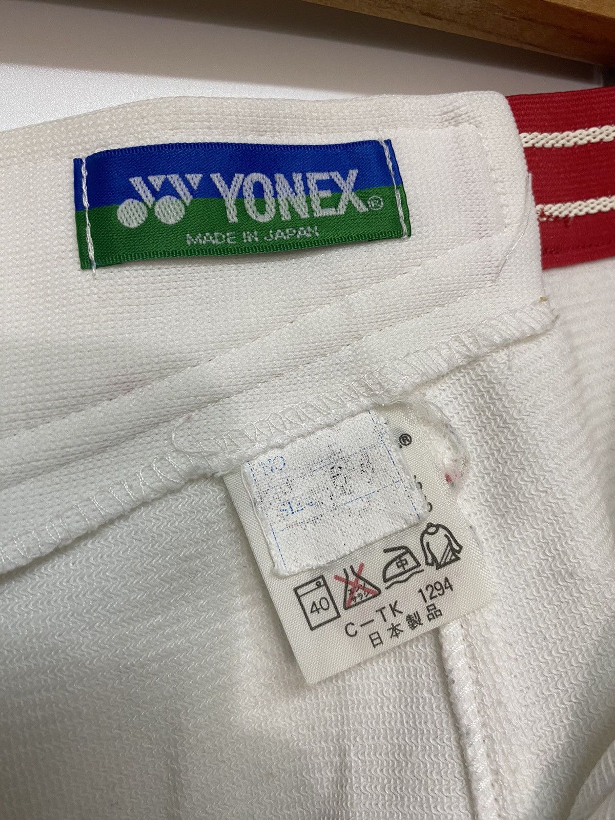 Japanese Brand × Vintage VINTAGE Yonex Tennis Shorts White Wimbledon Sports Japan Size 24" / US 00 / IT 34 - 9 Thumbnail