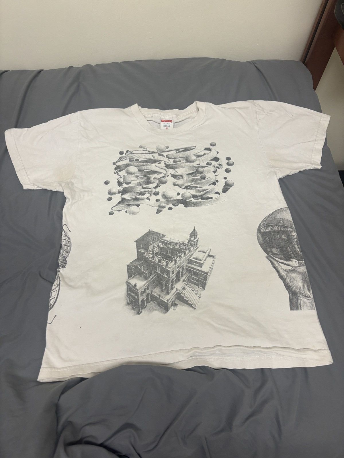 Supreme Supreme MC Escher Collage Tee Size US M / EU 48-50 / 2 - 1 Thumbnail