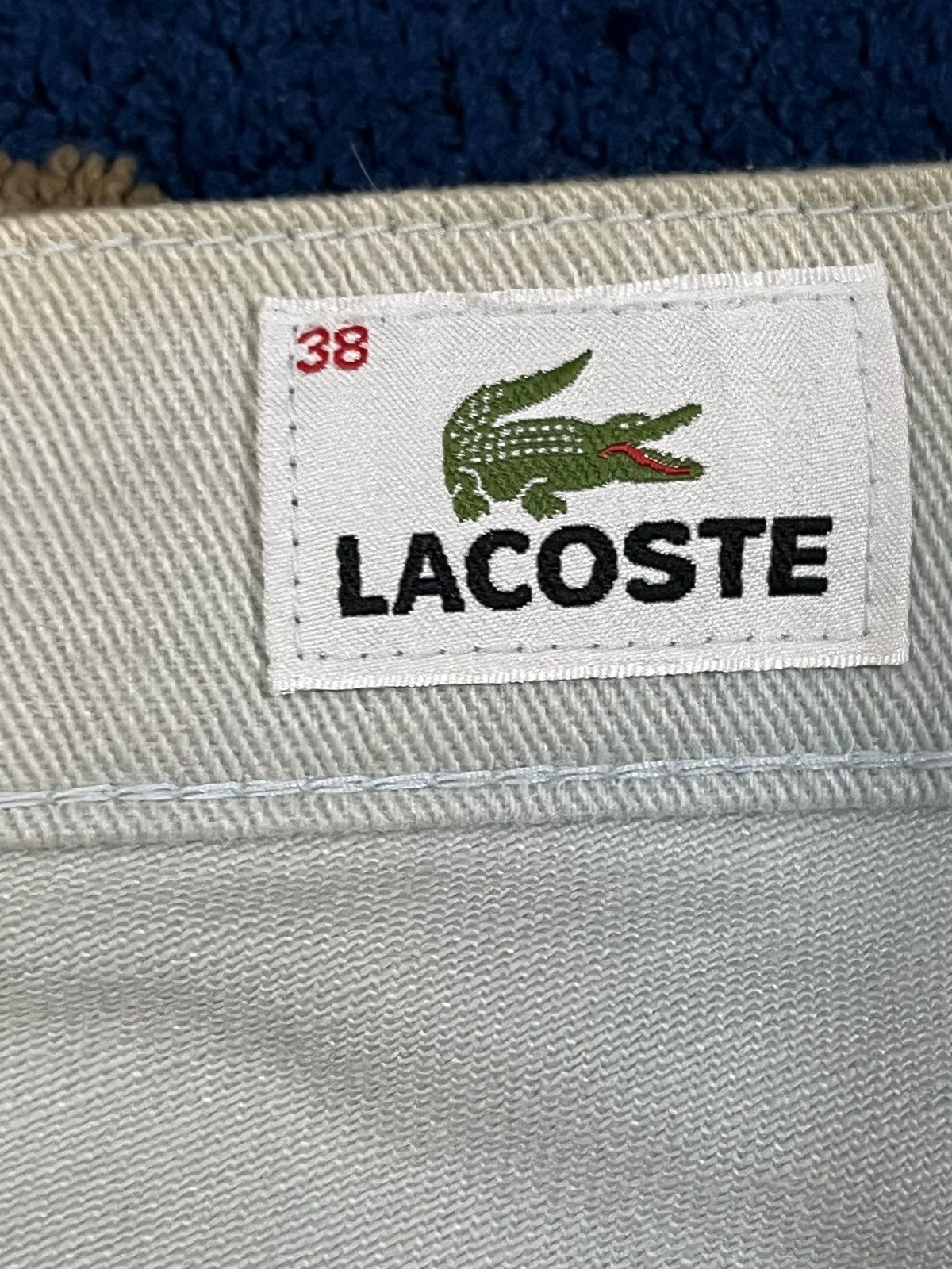 Lacoste × Le Grande Bleu (L.G.B.) × Retrofit Vintage Lacoste Faded Y2K Flare Denim Size US 30 / EU 46 - 9 Thumbnail