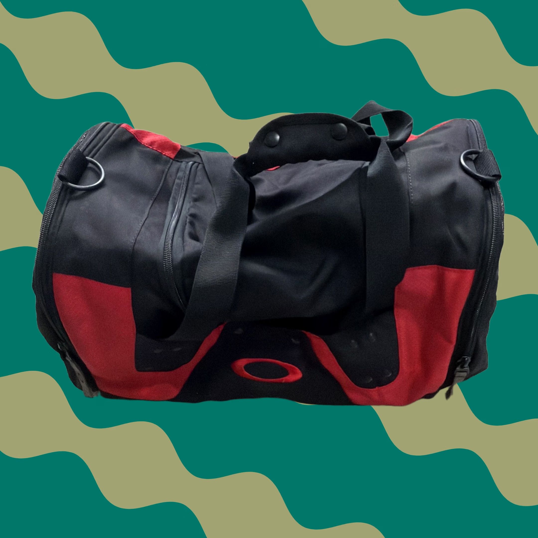 Oakley × Vintage Oakley Mini Icon Backpack 1.0 Black - Y2K Bag