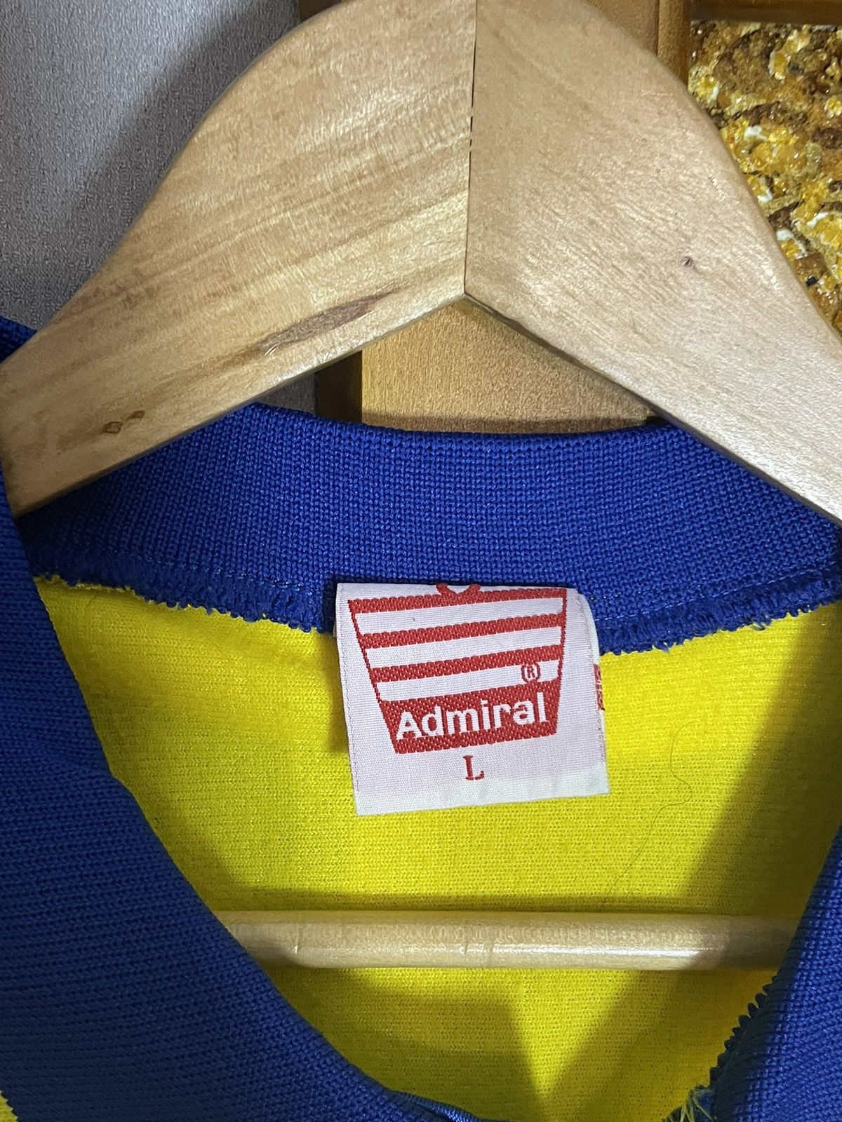 Vintage Juventus Admiral Yellow Away Jersey Size US L / EU 52-54 / 3 - 16 Thumbnail