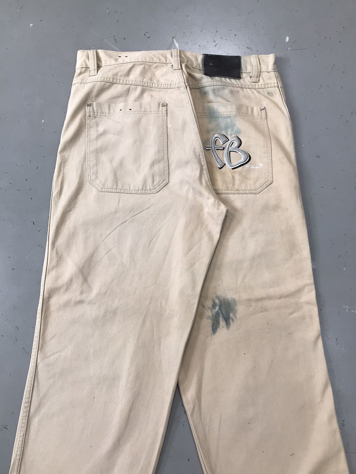 Fubu × Vintage Vintage Fubu the collection logo embroidered denim pant Size US 38 / EU 54 - 9 Thumbnail