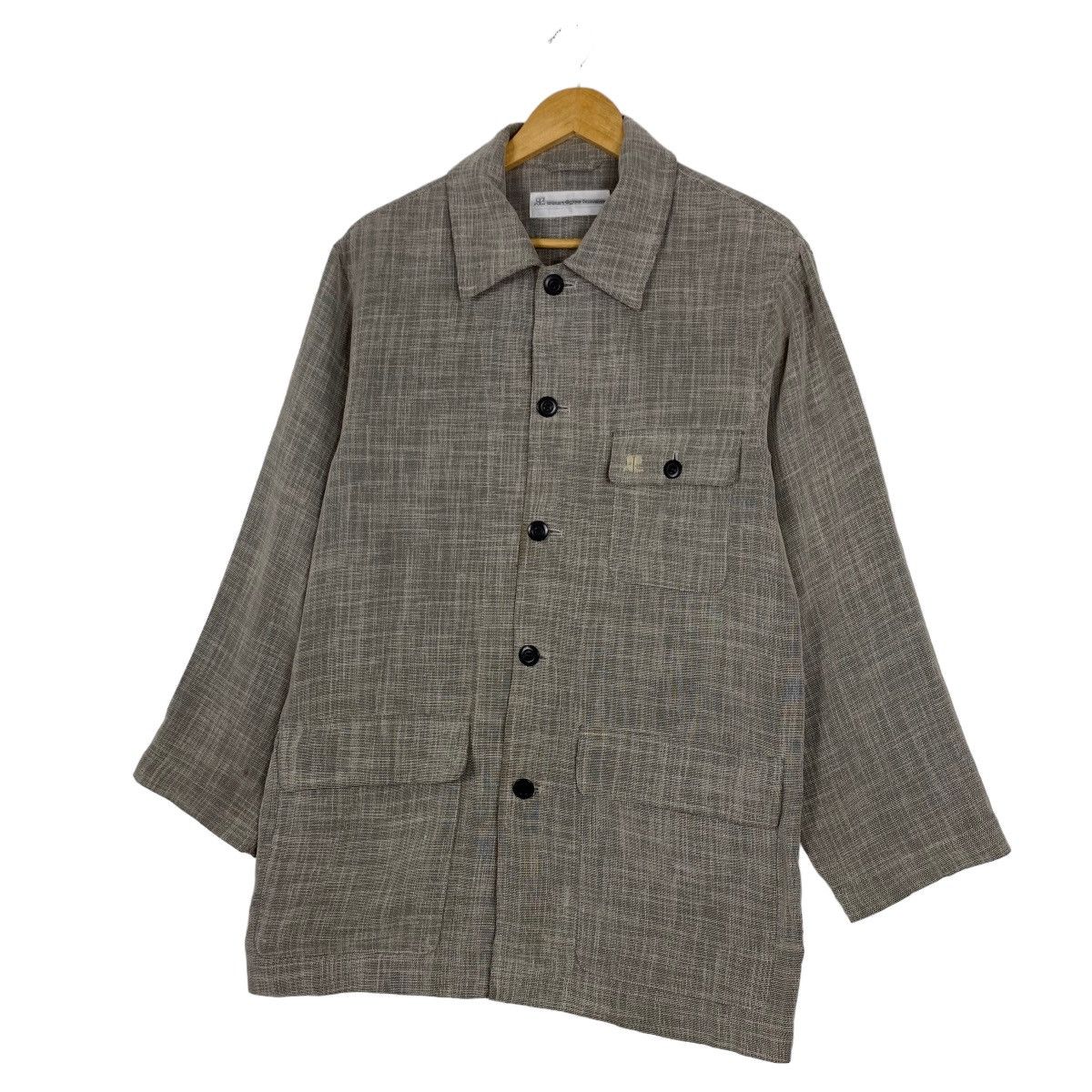 Andre Courreges × Courreges × Japanese Brand Courreges Homme Button Jacket Size US M / EU 48-50 / 2 - 2 Thumbnail