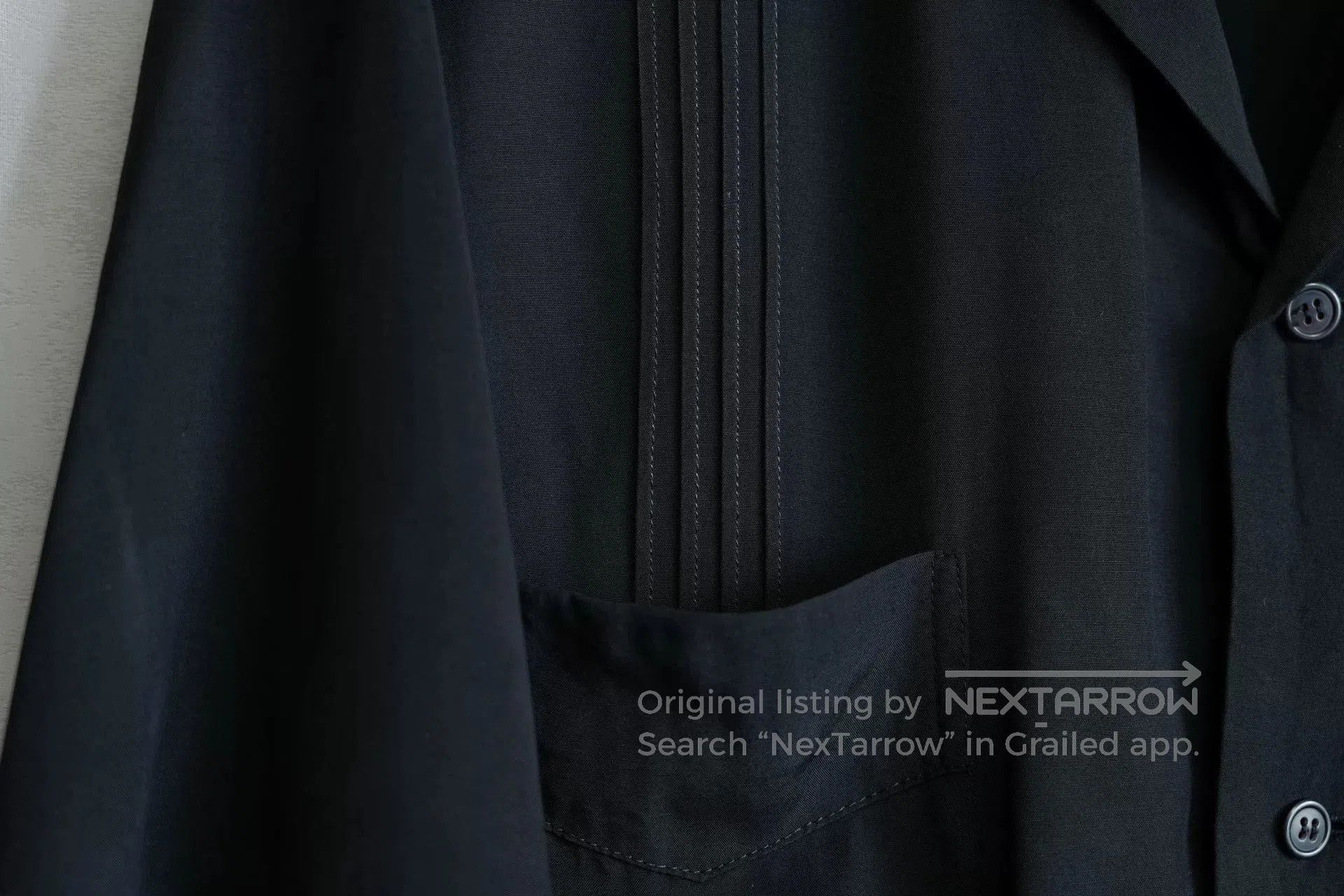 Yohji Yamamoto Yohji Yamamoto Silk Blend Short Sleeve Shirt. Size US L / EU 52-54 / 3 - 4 Thumbnail